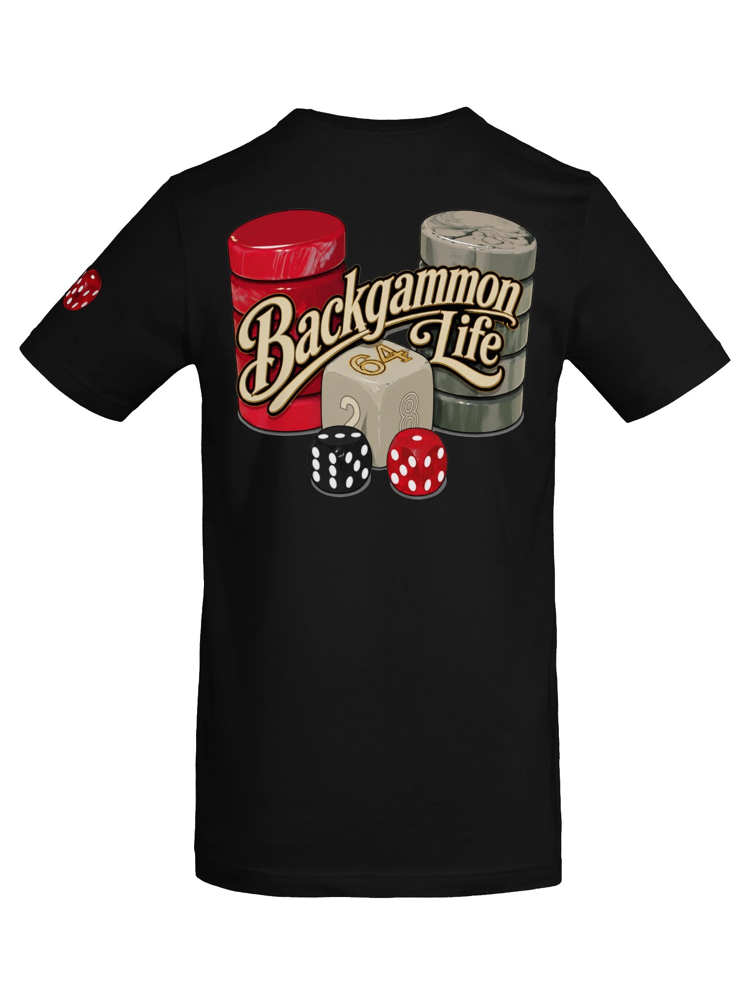 Dice, cube,and checers T shirt. product image (6)