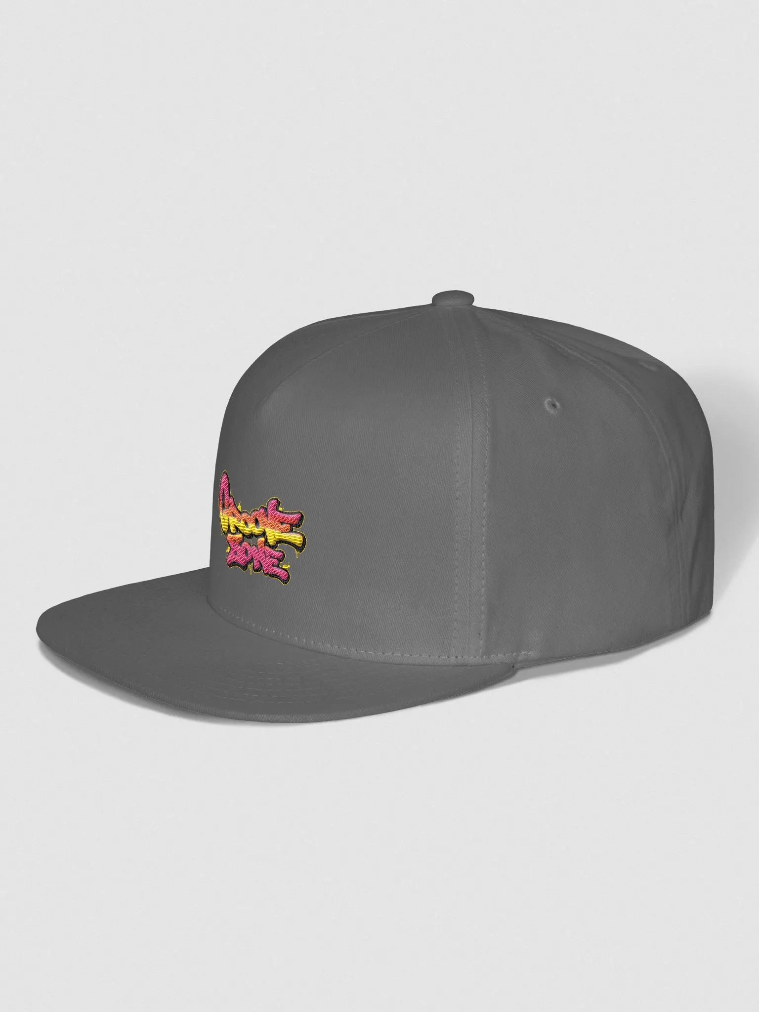[GrooveZone] Flat Snapback Cap ft. green undervisor product image (7)