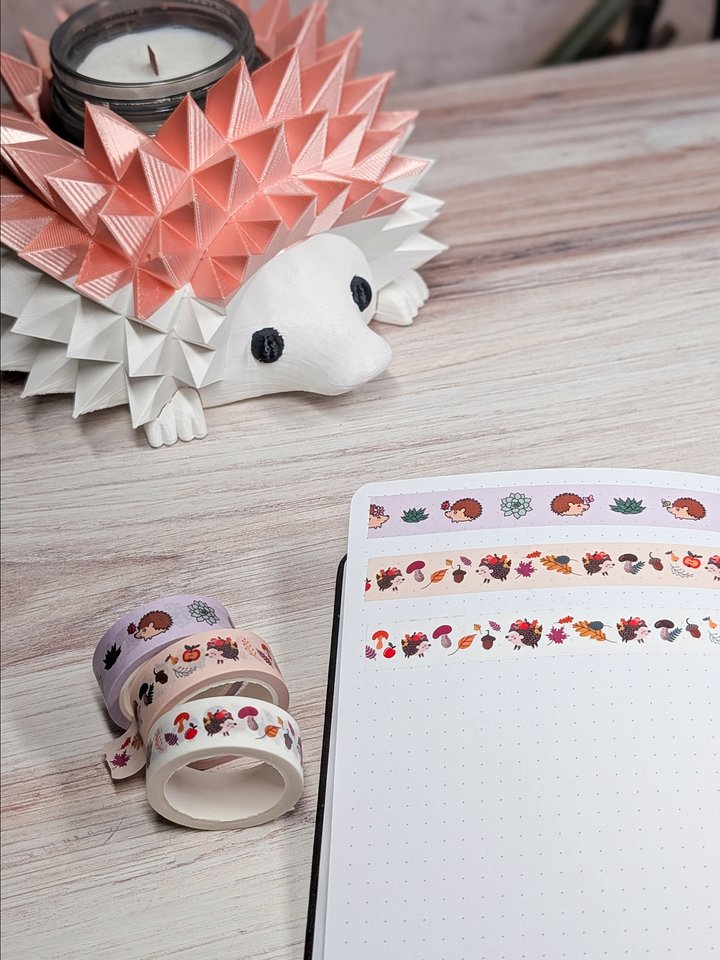 PrintAPot Succulent Garden Hedgehog Washi Tape product image (2)