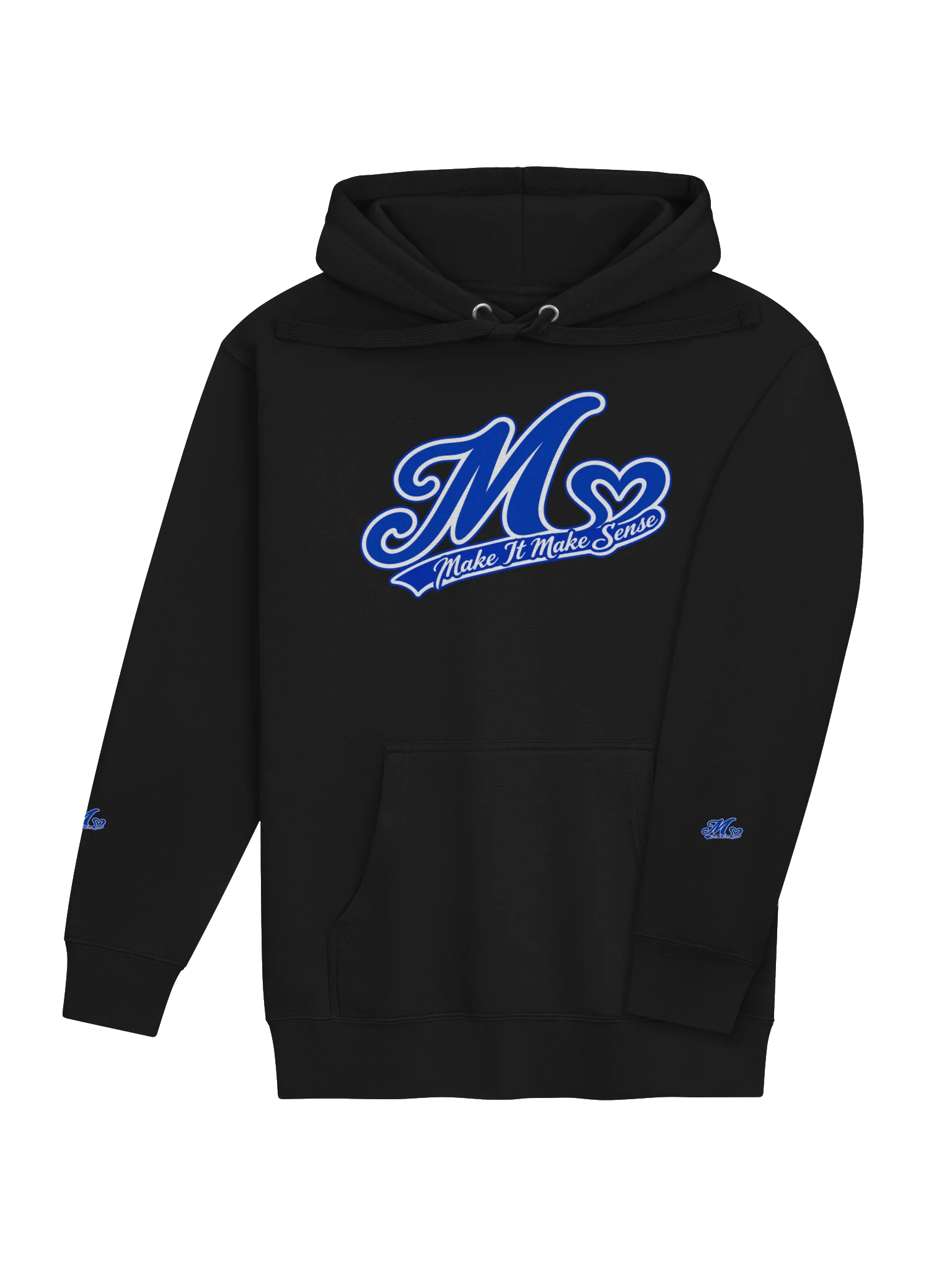 Make It Make Sense Blue Logo Hoodie product image (28)