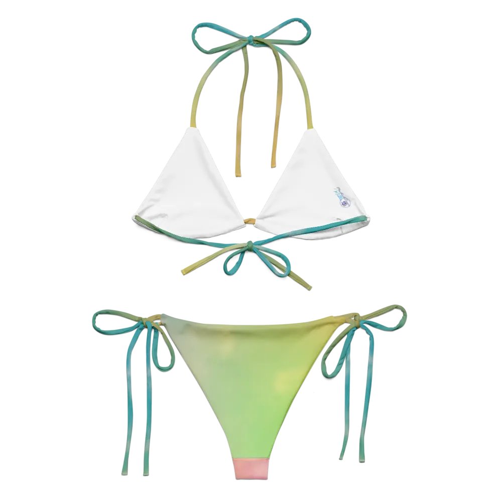 Blur cloud rainbow Design String Bikini - V11 product image (5)