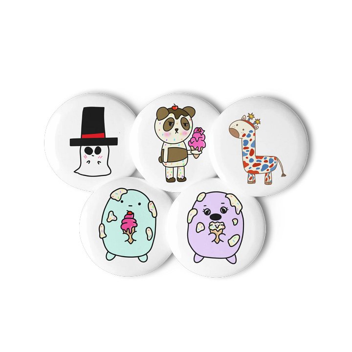 The five group pins product image (3)