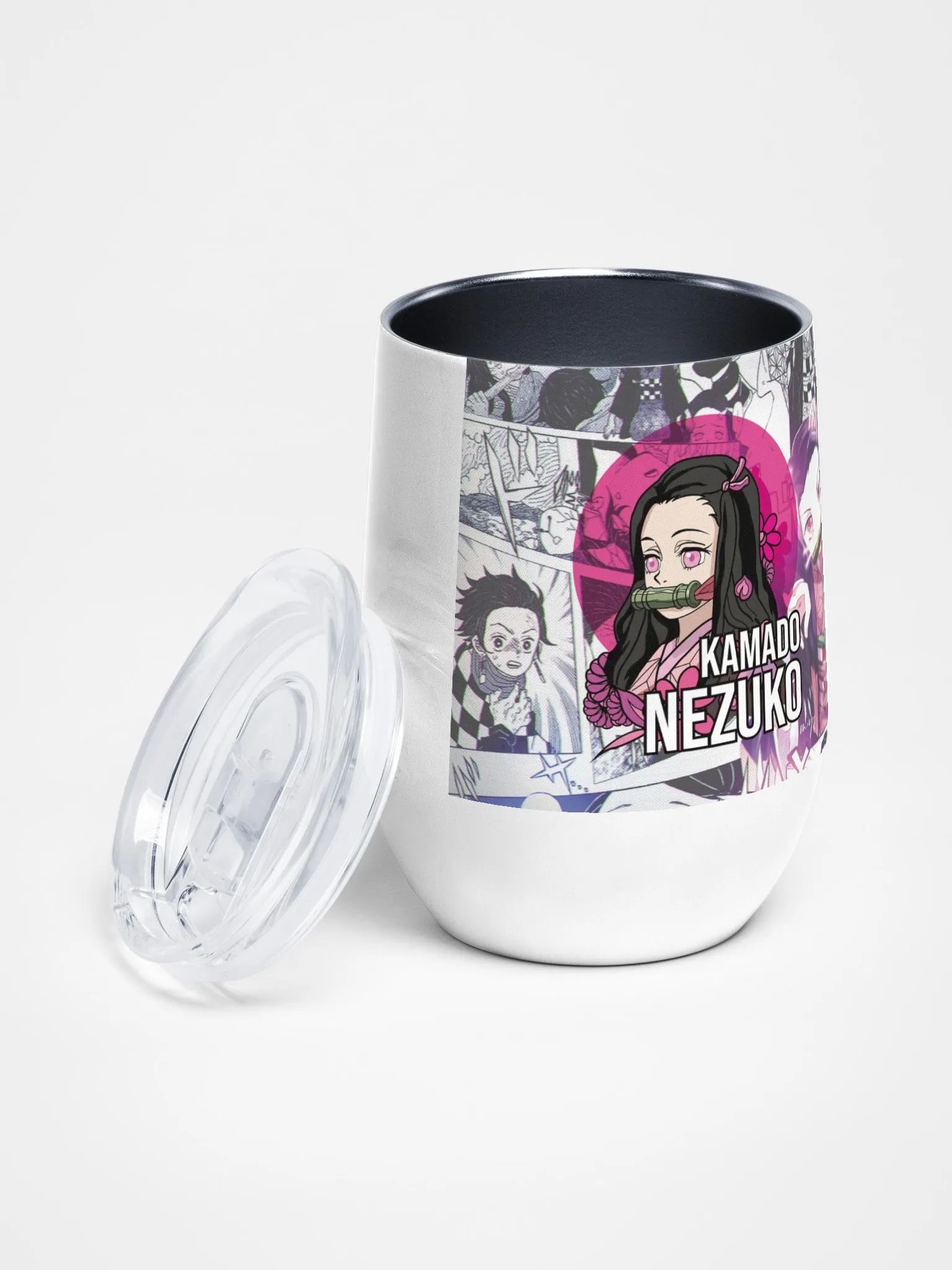 Nezuko Anime Wine Tumbler – Stylish, Durable & Perfect for Anime Fans 🍷✨ product image (2)