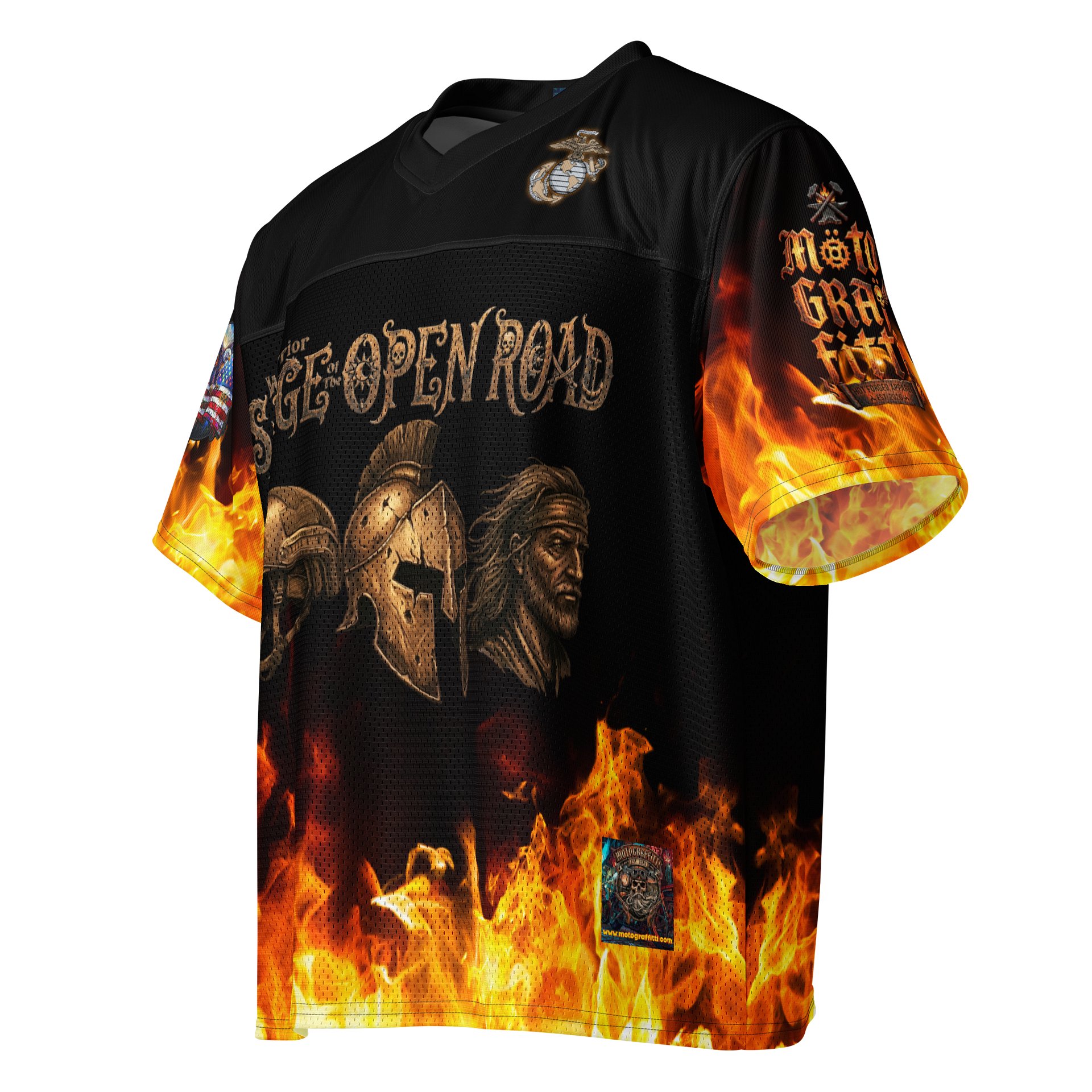 MötoGraffitti Warrior Sage Marine Corp Football Jersey product image (3)