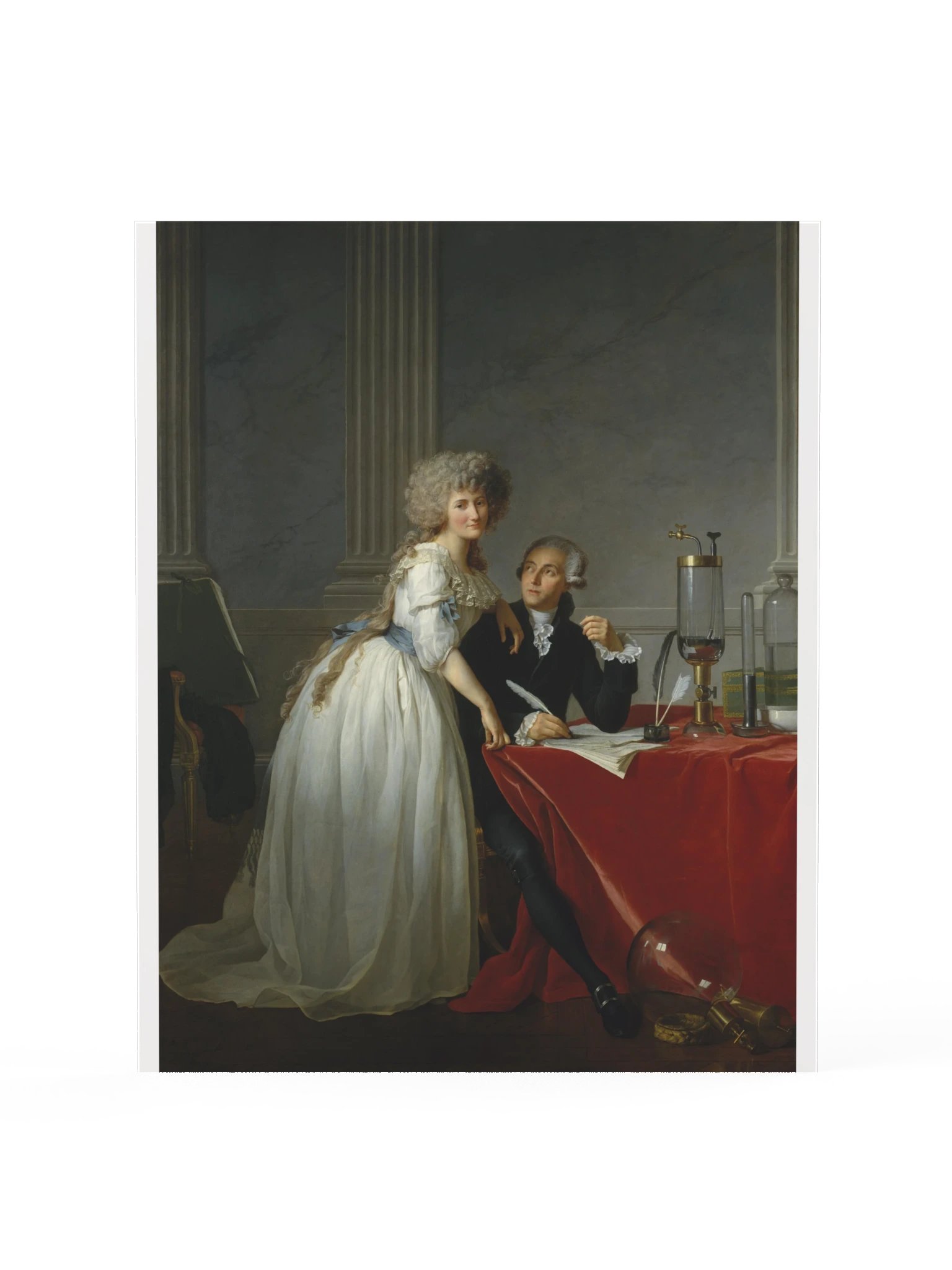 Jacques-Louis David, Lavoisier and His Wife (1788) Fine Art Print product image (15)