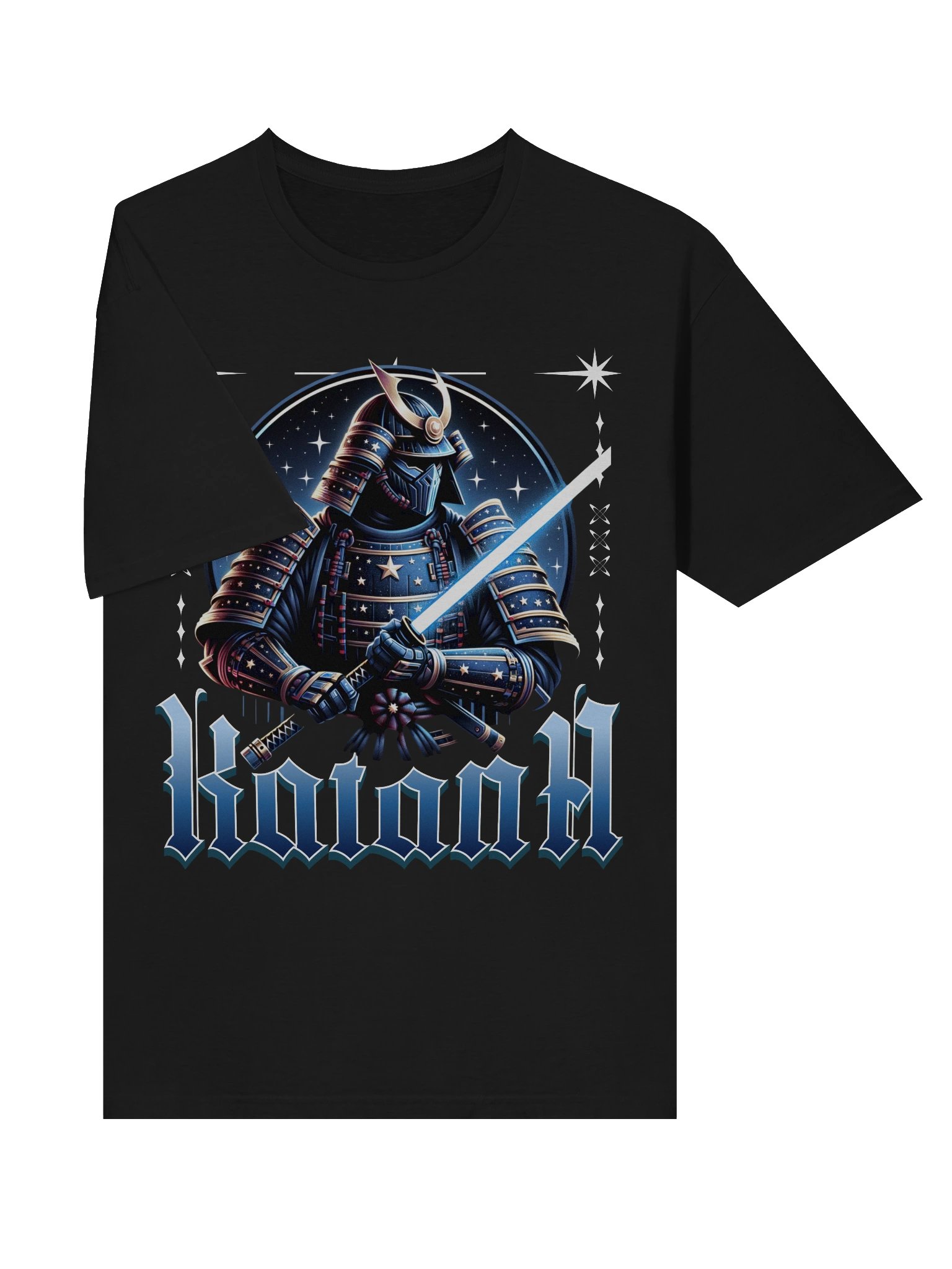 Katana Samurai Starry Blade T-Shirt - Gildan Softstyle product image (3)