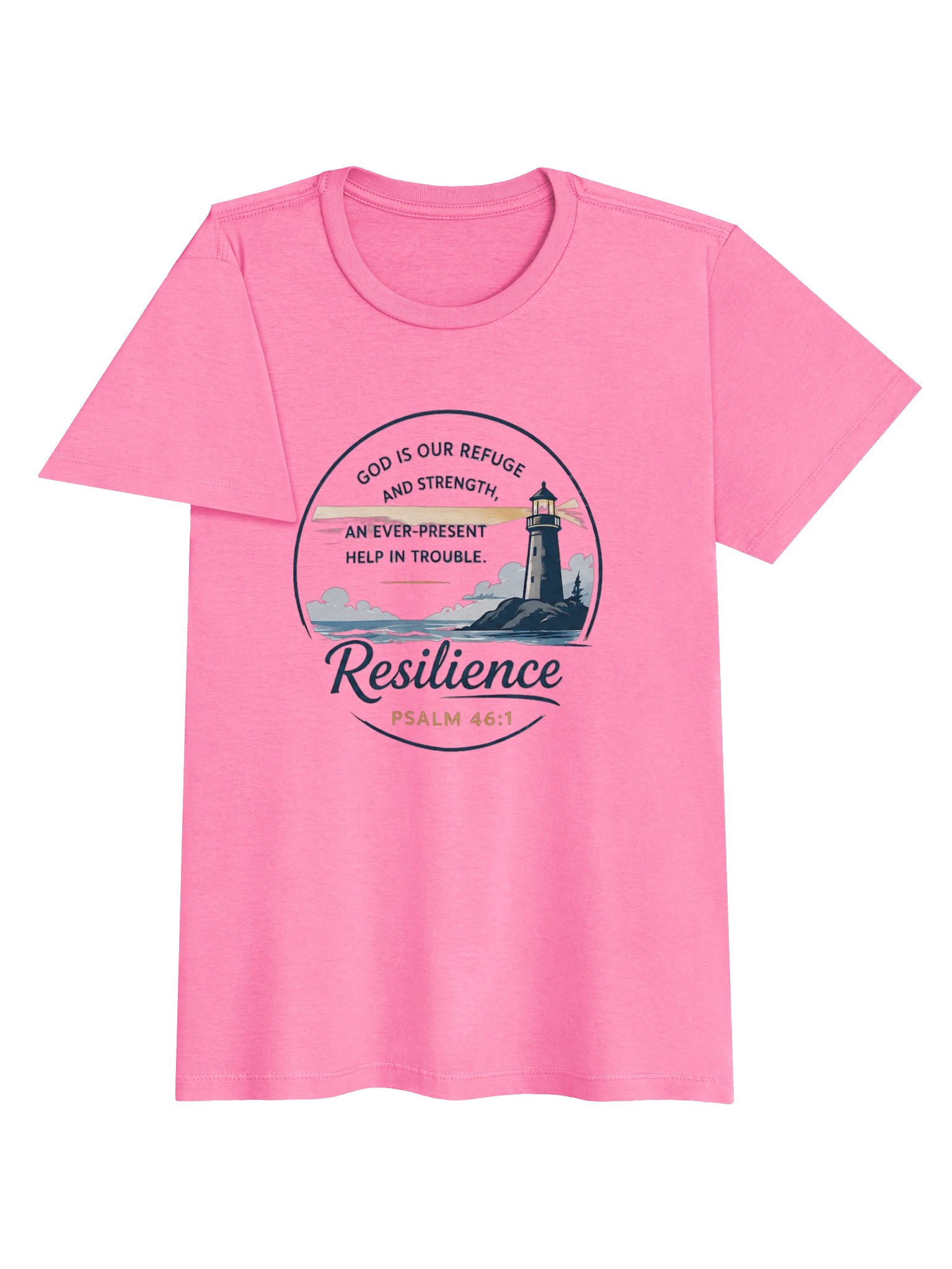 God Is Our Refuge Resilience Women’s Tee product image (3)