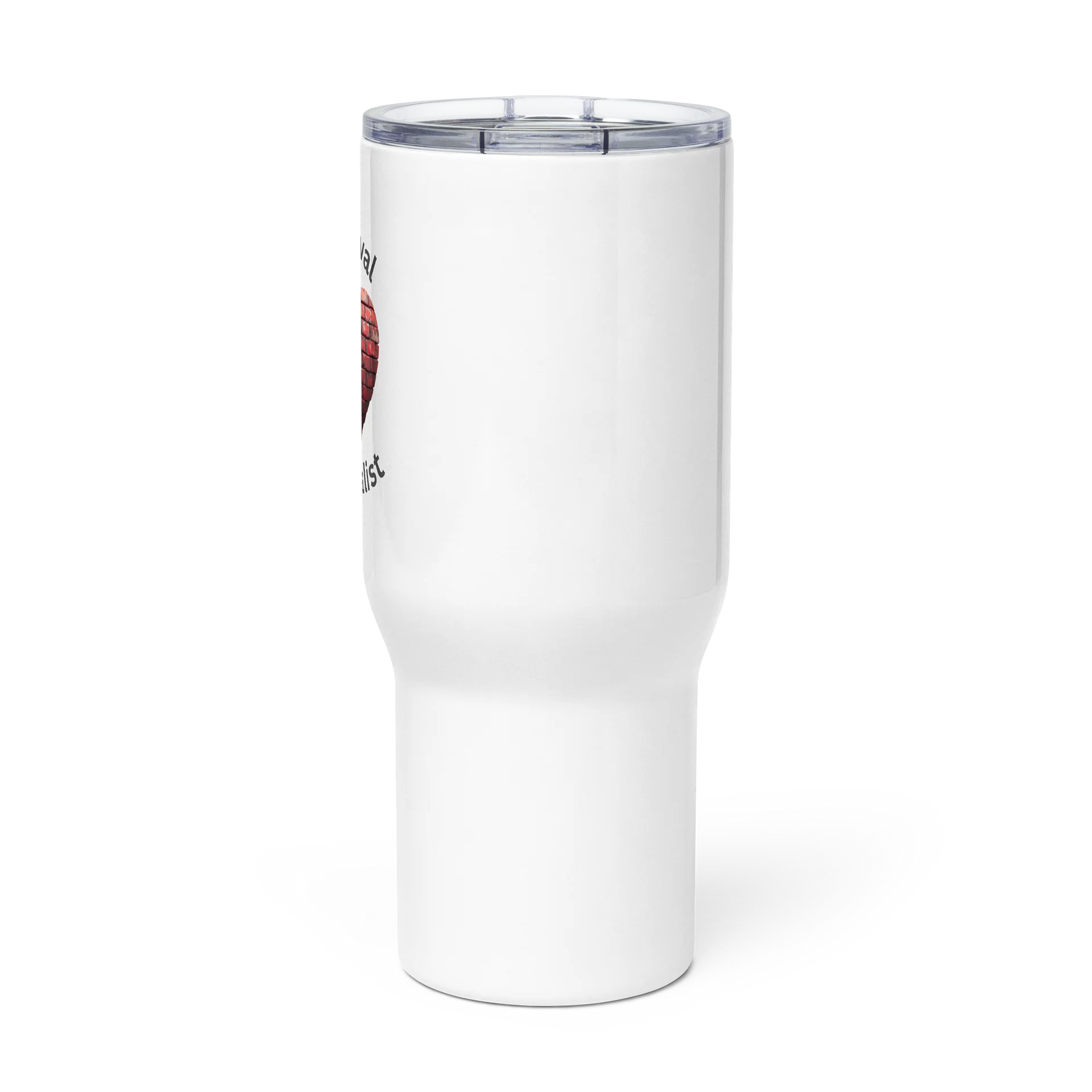 Heart Wall Removal Specialist 25 oz or 40oz Tumbler-Red and Gray Brick product image (2)