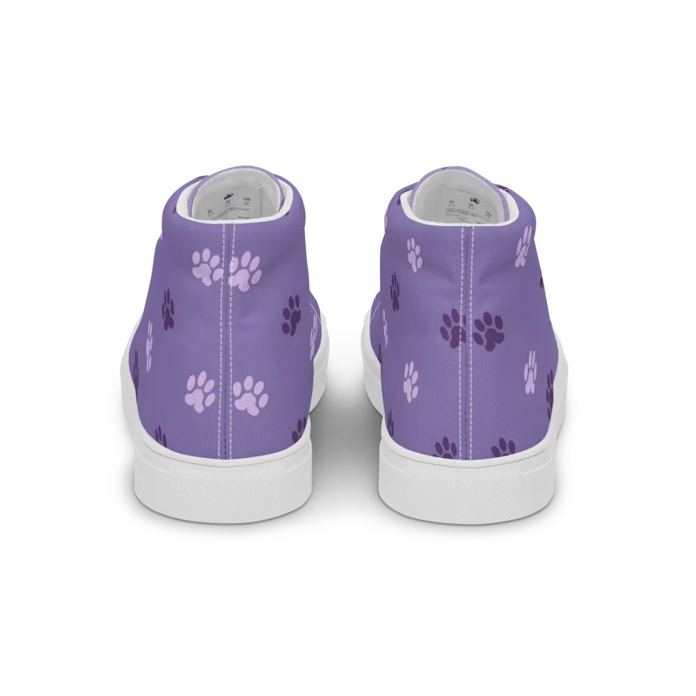 Women's Paw Print High Top Shoes product image (6)