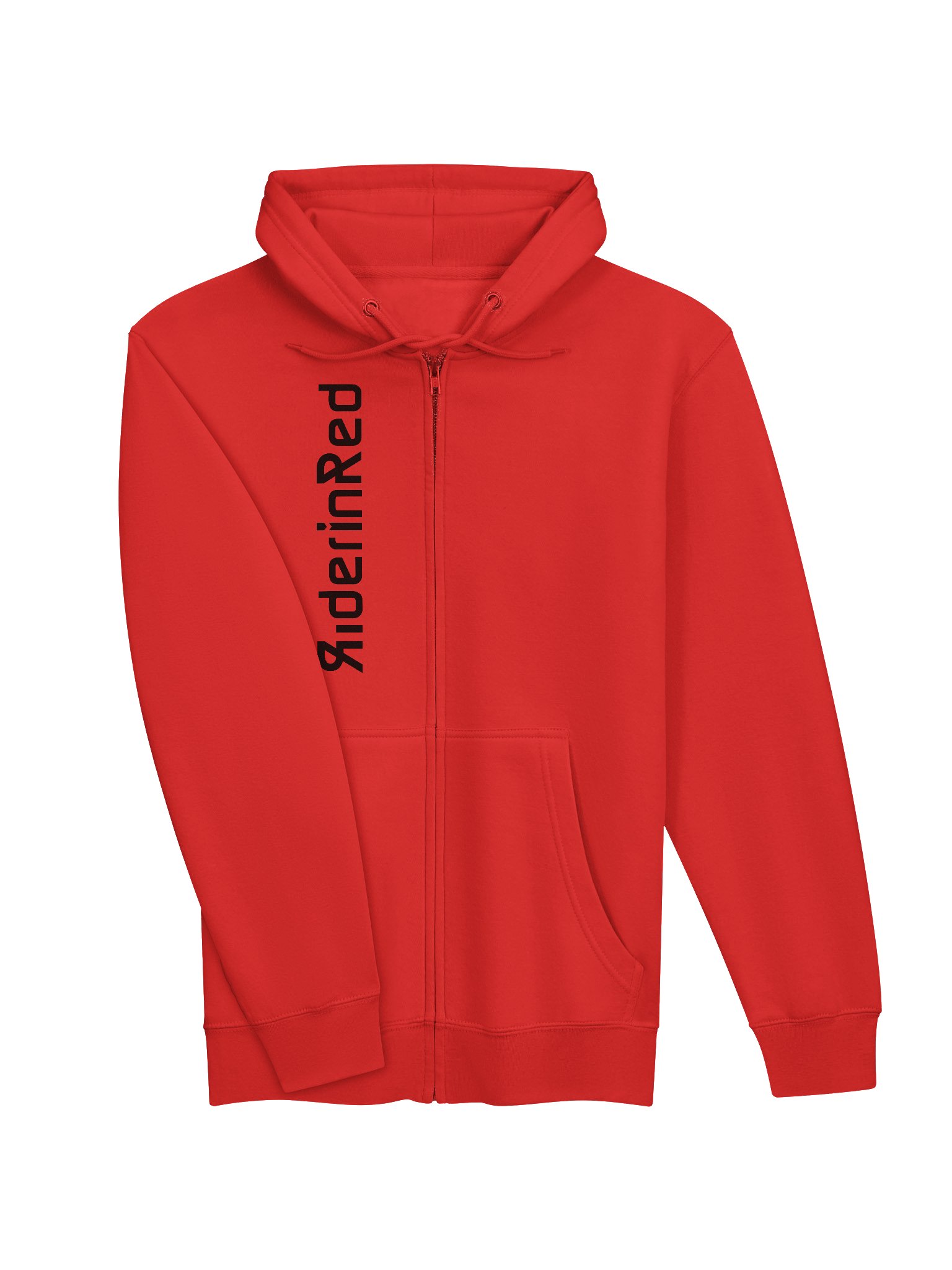 Rider In Red Zip-up Hoodie product image (3)