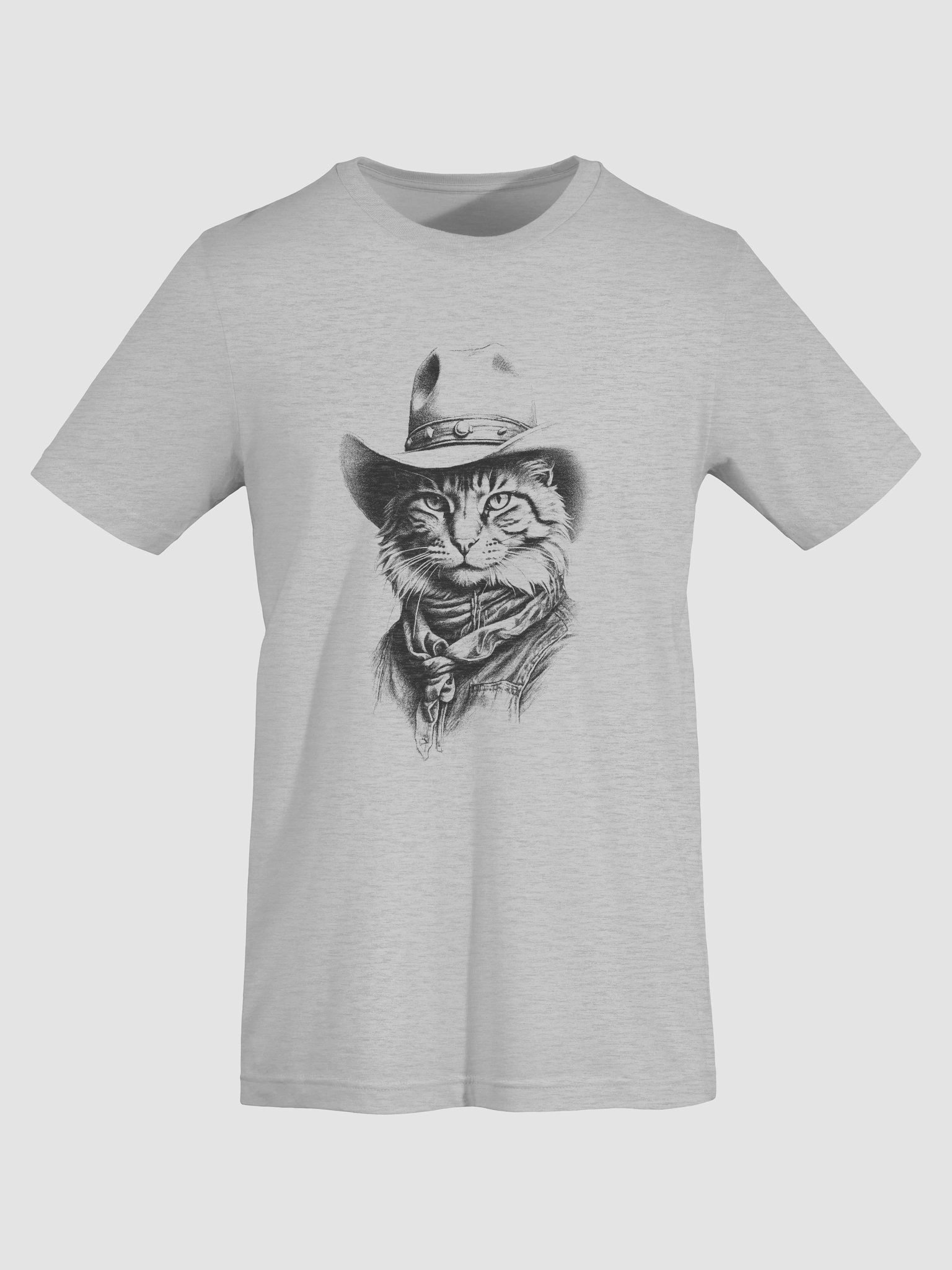 Wild West Cowboy Cat Meowdy T-Shirt product image (62)