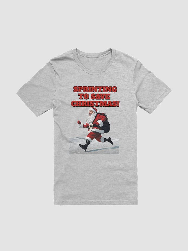Sprinting To Save Christmas - Santa Claus T-shirt product image (3)