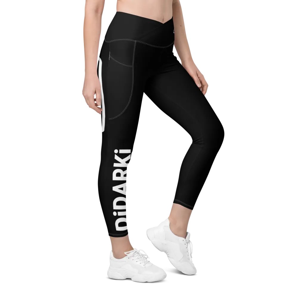 All-Over Print Crossover Leggings with Pockets product image (6)