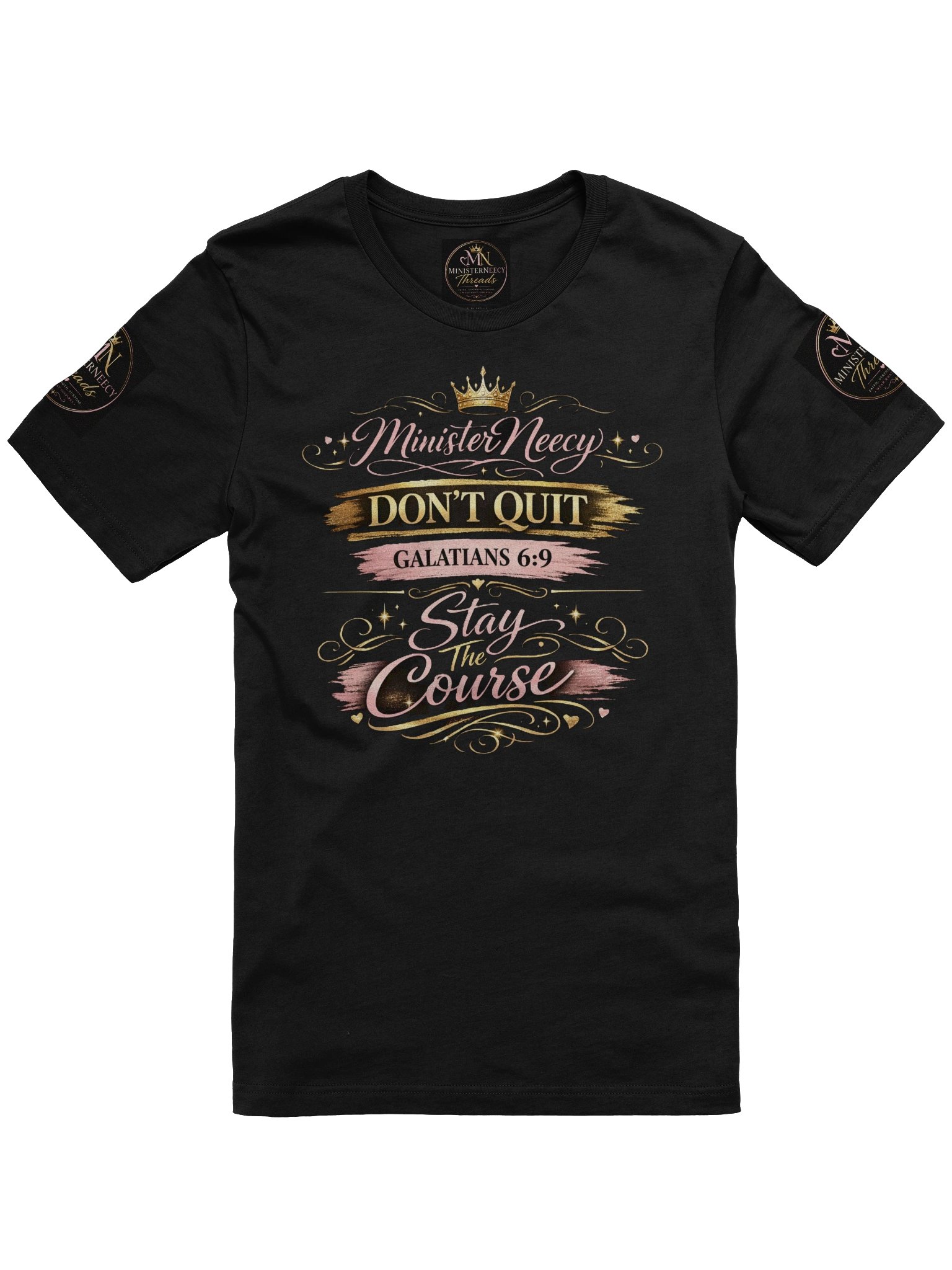 Bella+Canvas 'Don't Quit - Stay The Course' Tee — Minister Neecy product image (1)