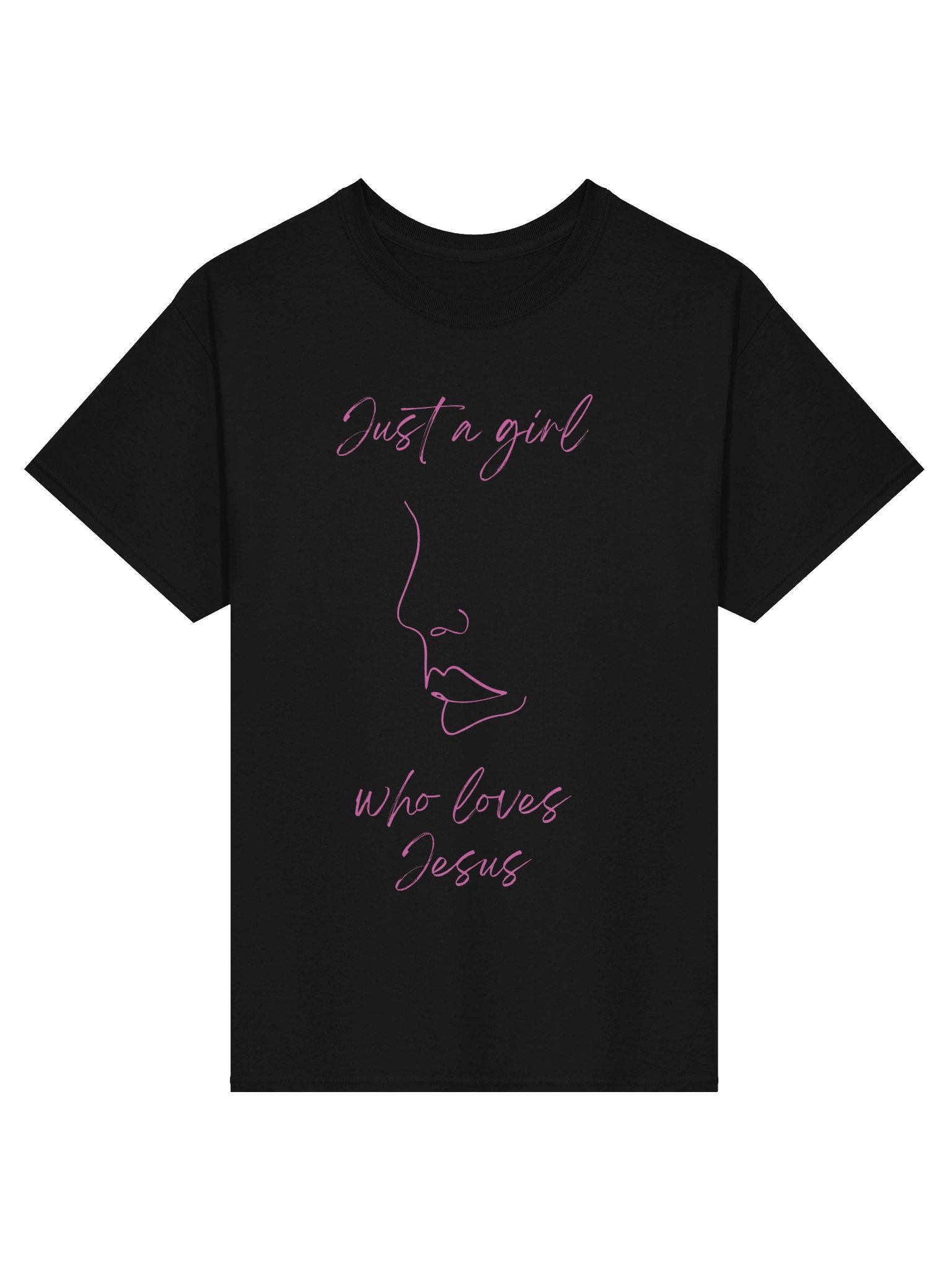 Just a Girl Who Loves Jesus Christian Women’s T-Shirt product image (1)