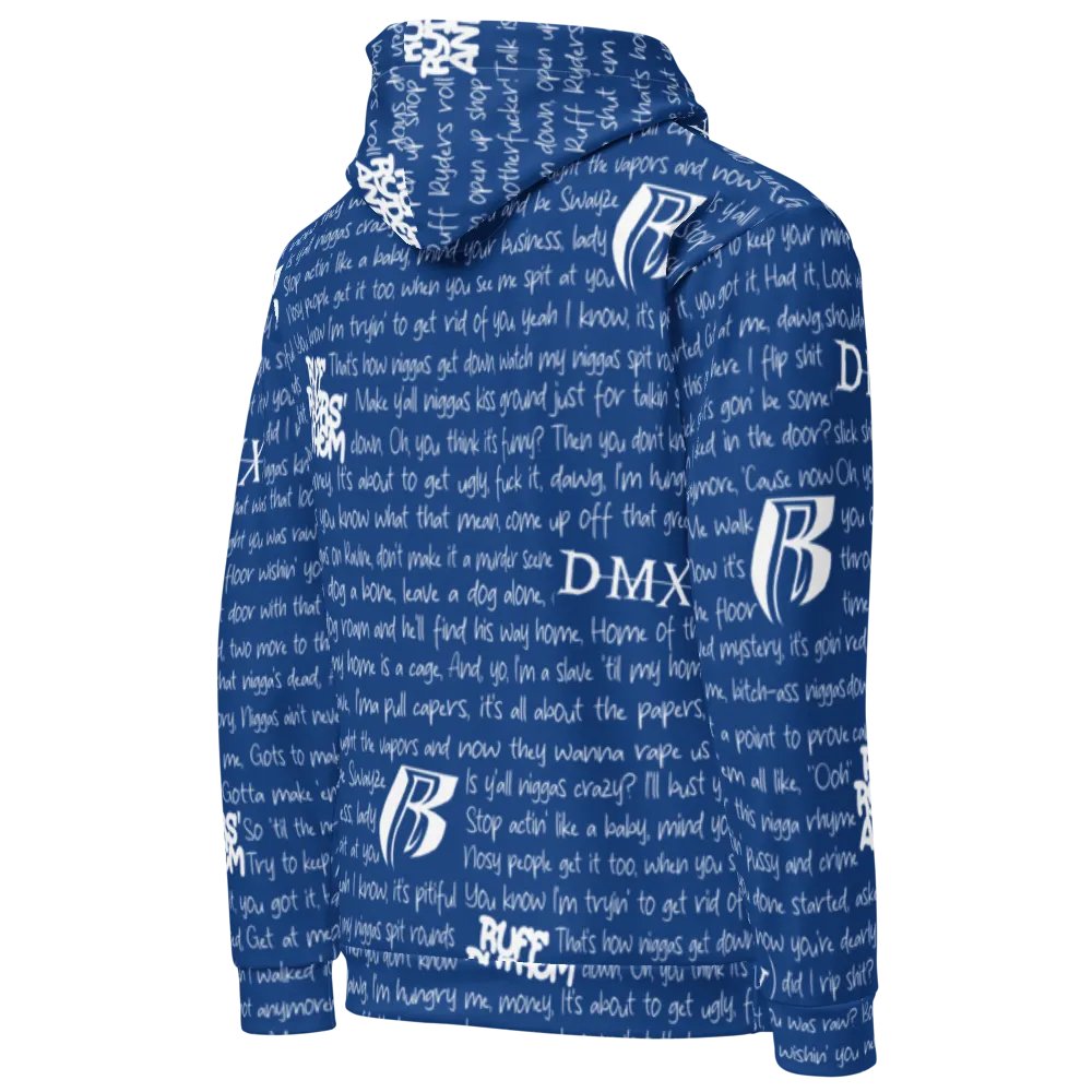 Ruff Ryders' Anthem - DMX - BLUE - Unisex Hoodie product image (4)