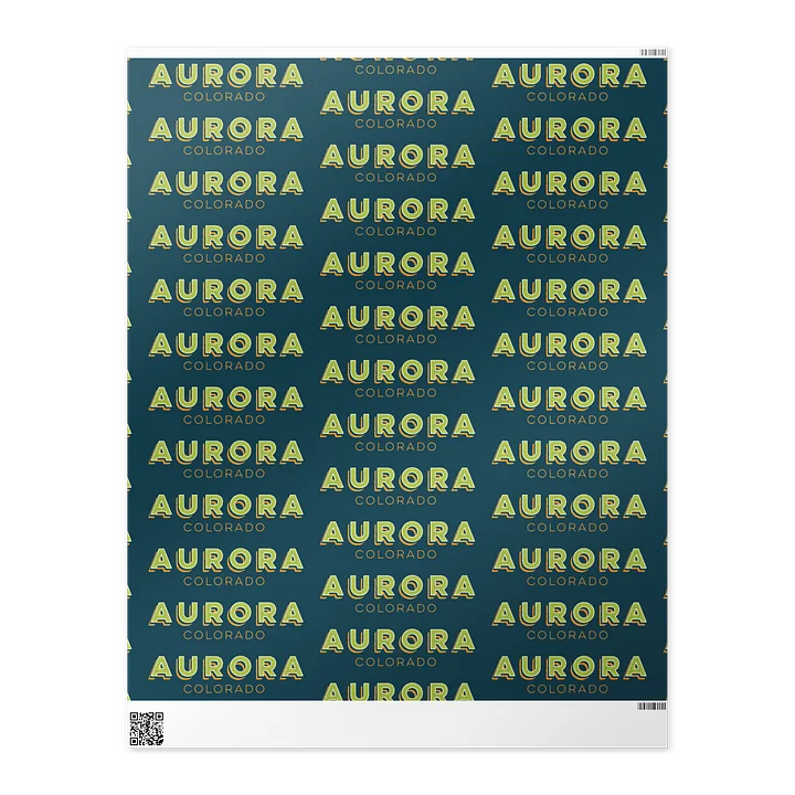 Aurora CO Wrapping Paper product image (1)