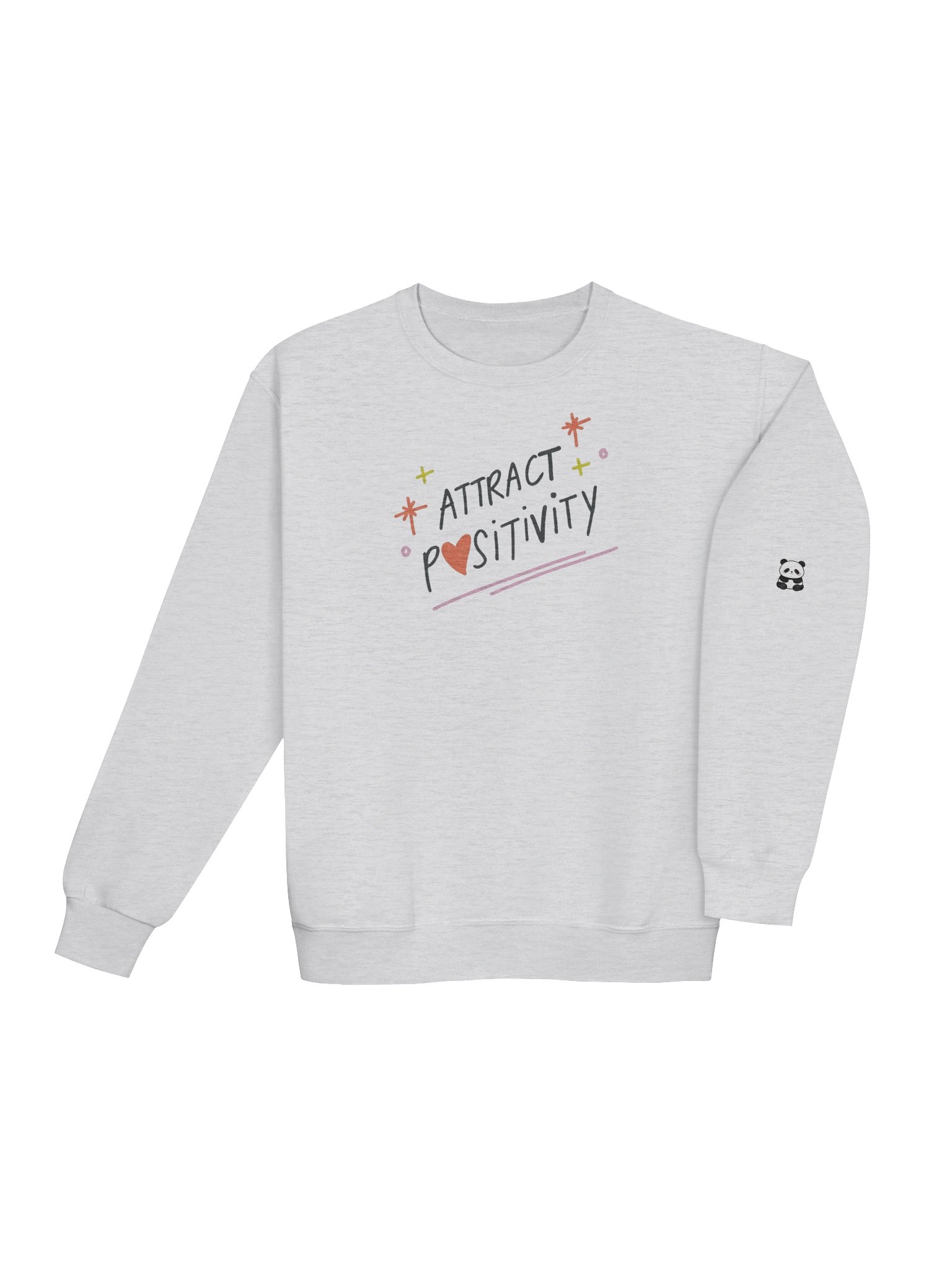 Positive Vibes Graphic Crewneck – “Attract Positivity” Sweatshirt product image (4)