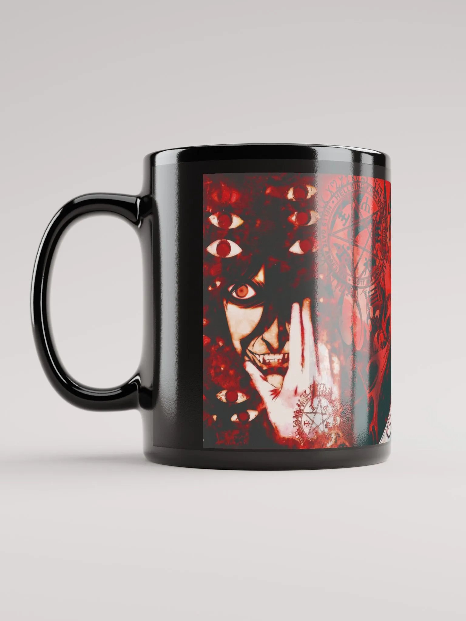 Anime Lover Black Glossy Mug – Perfect for Every Otaku! product image (12)