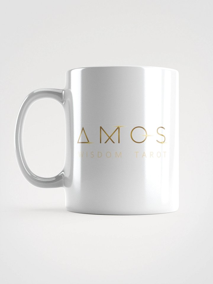 Cană White Logo ®️AMOS WISDOM TAROT product image (1)