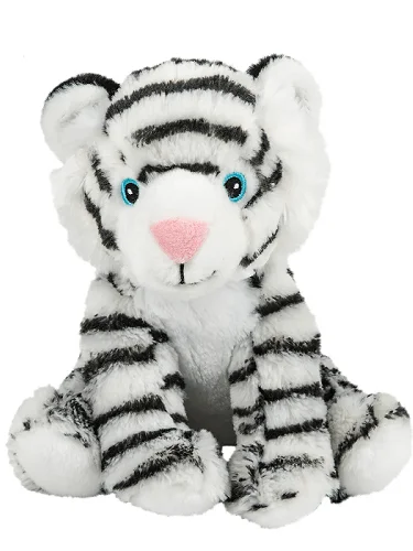 Cute 8" Earth Safe White Tiger Plush - Soft Eco-Friendly Baby Stuffed Toy product image (1)