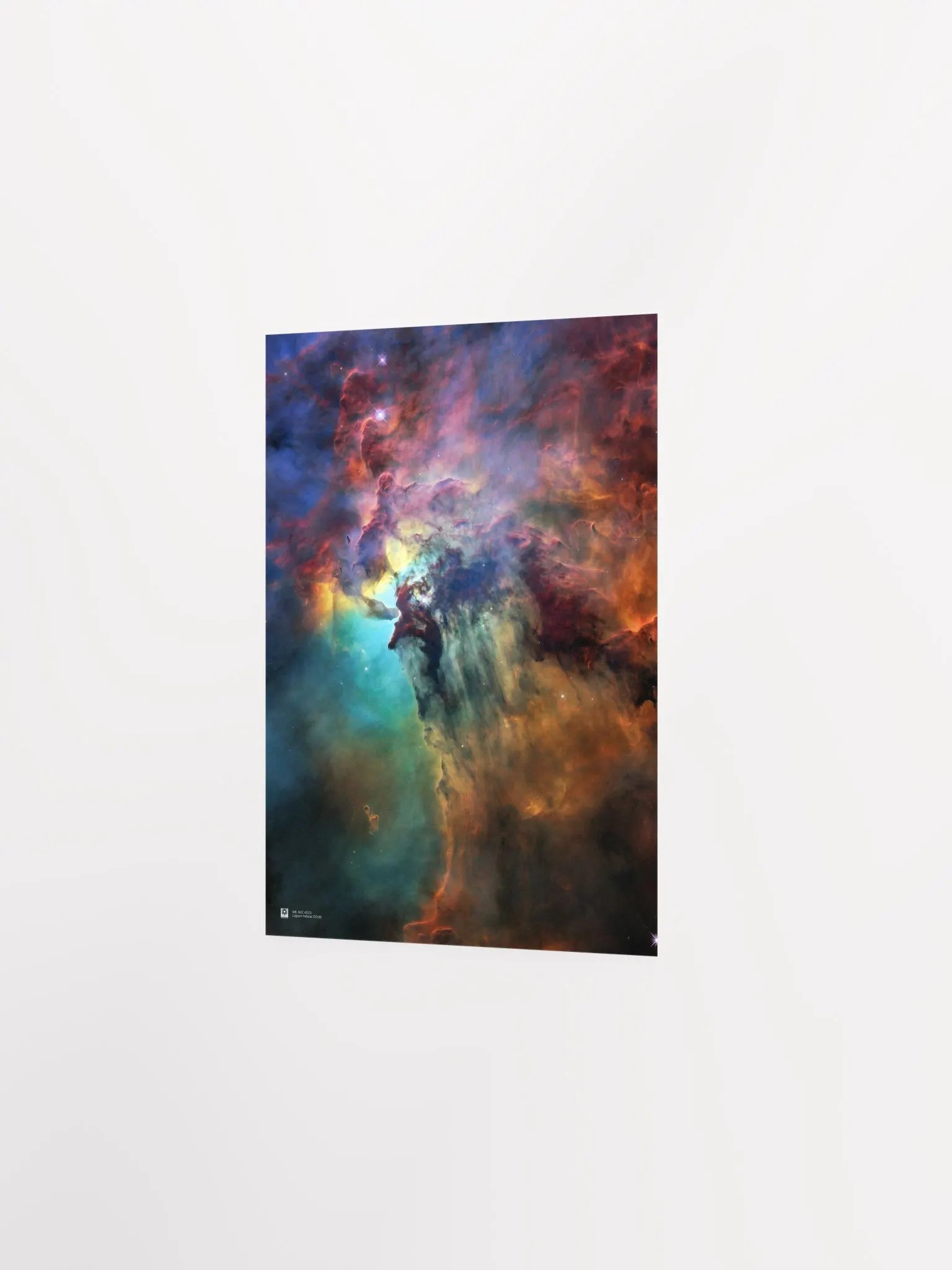 Lagoon Nebula (2018), M8, NGC 6523, NASA Hubble Space Telescope — Hi-Res Space poster, science poster, space photo product image (10)