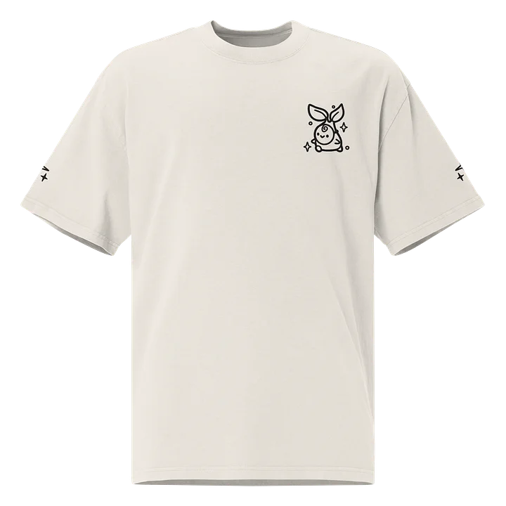 T-shirt Oversized Premium Mascotte Pouet brodée product image (7)