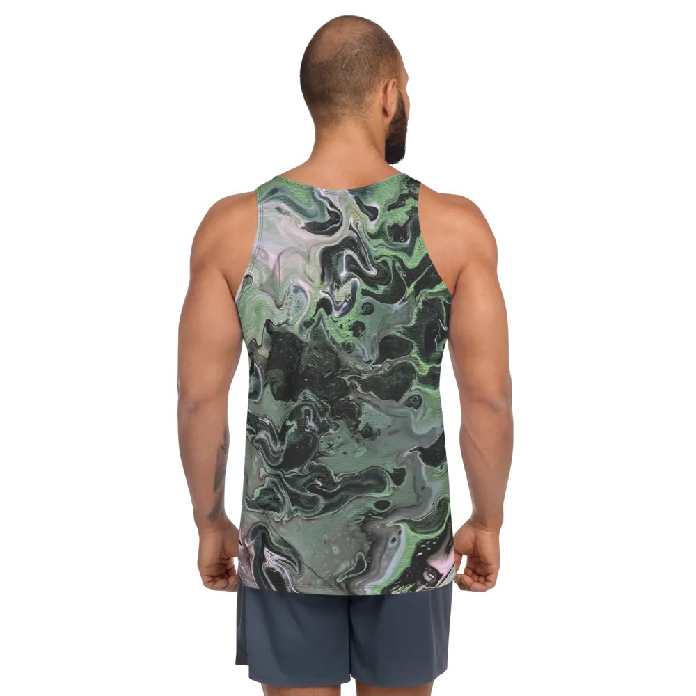 Metallic Green Fluid Acrylic Tank Top product image (2)