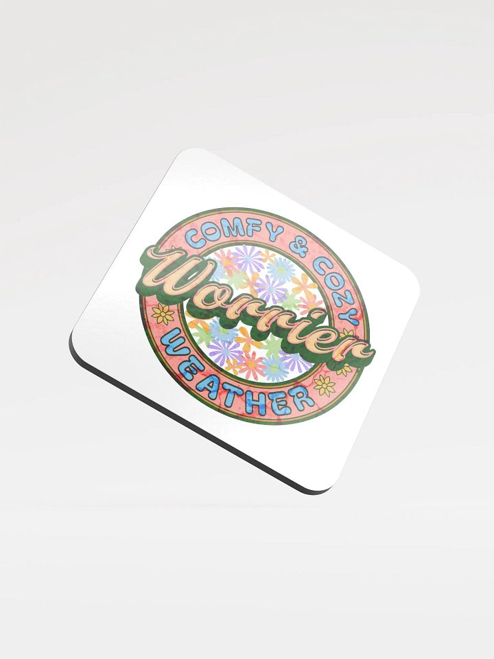 Worrier Comfy And Cozy Weather Glossed Coasters product image (2)