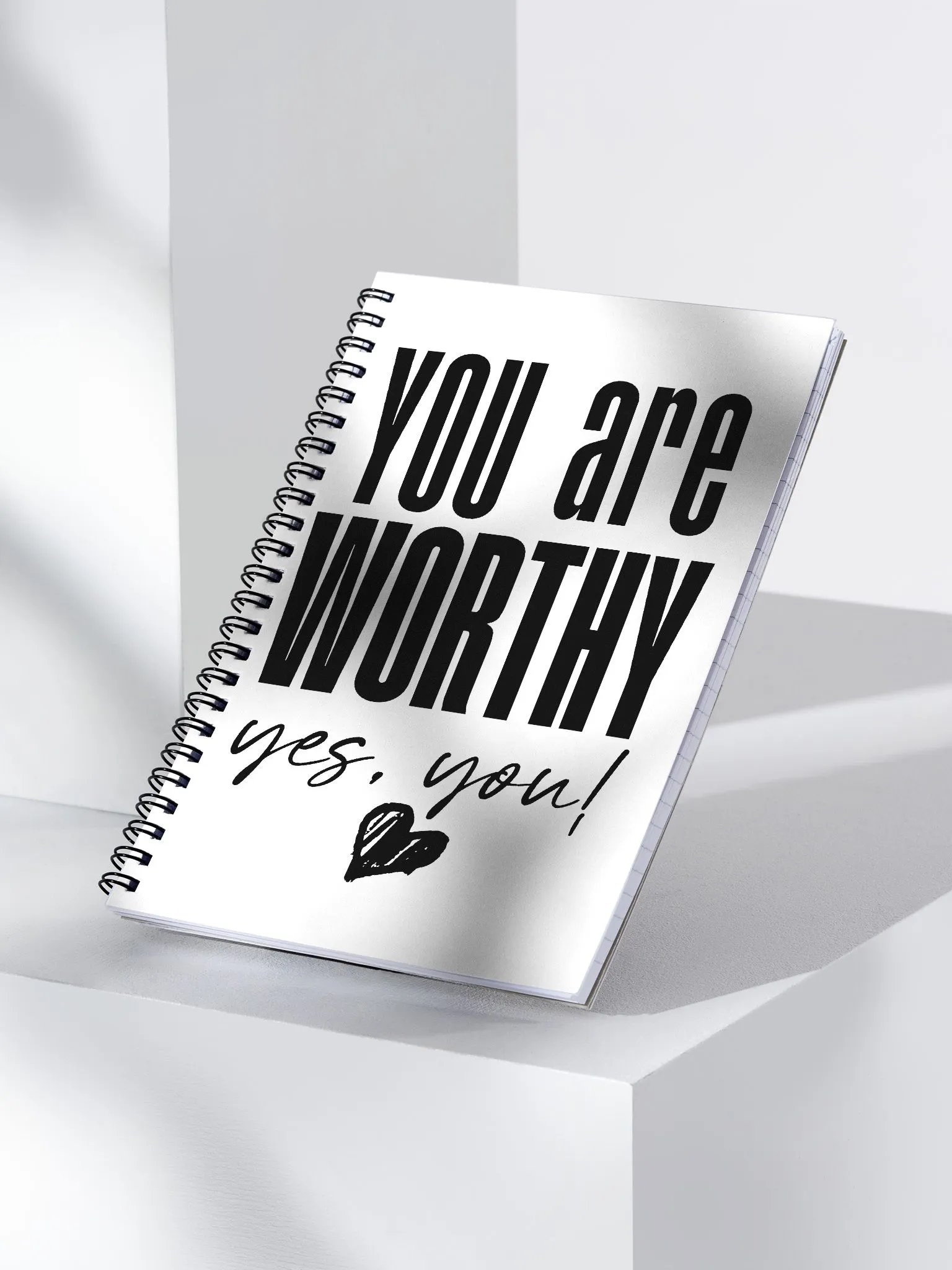 You are Worthy Spiral Notebook product image (3)