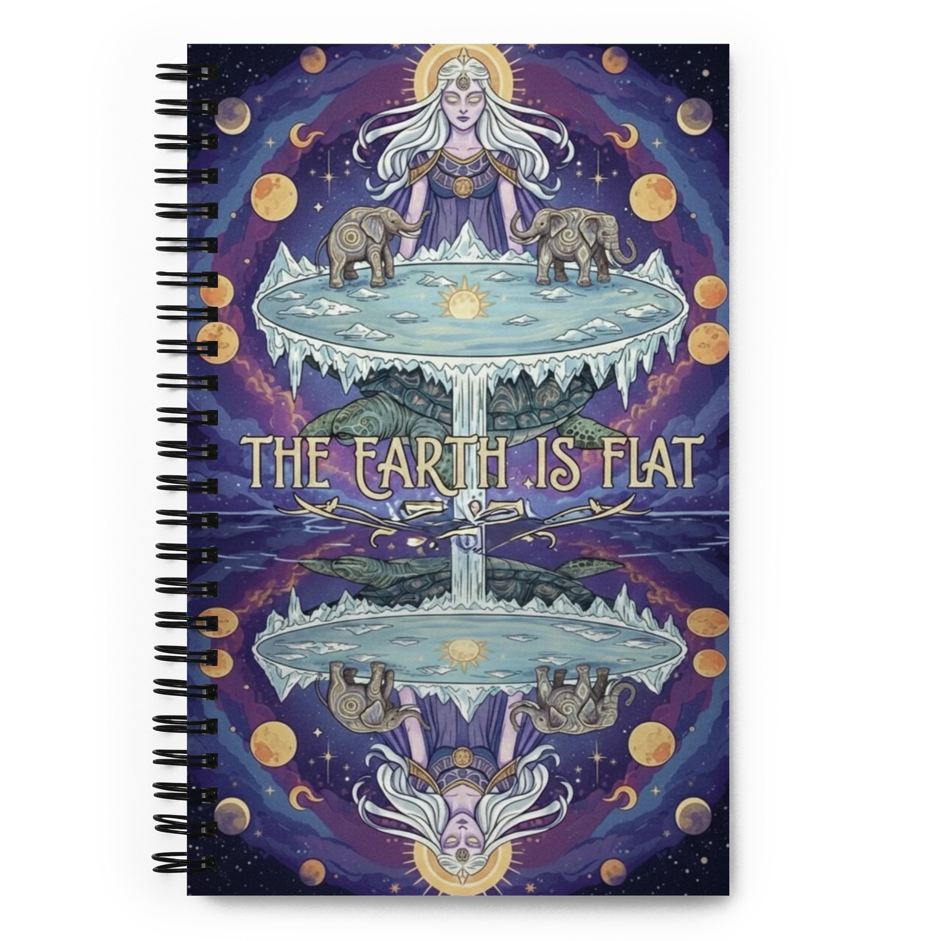 Celestial Flat Earth Notebook product image (1)