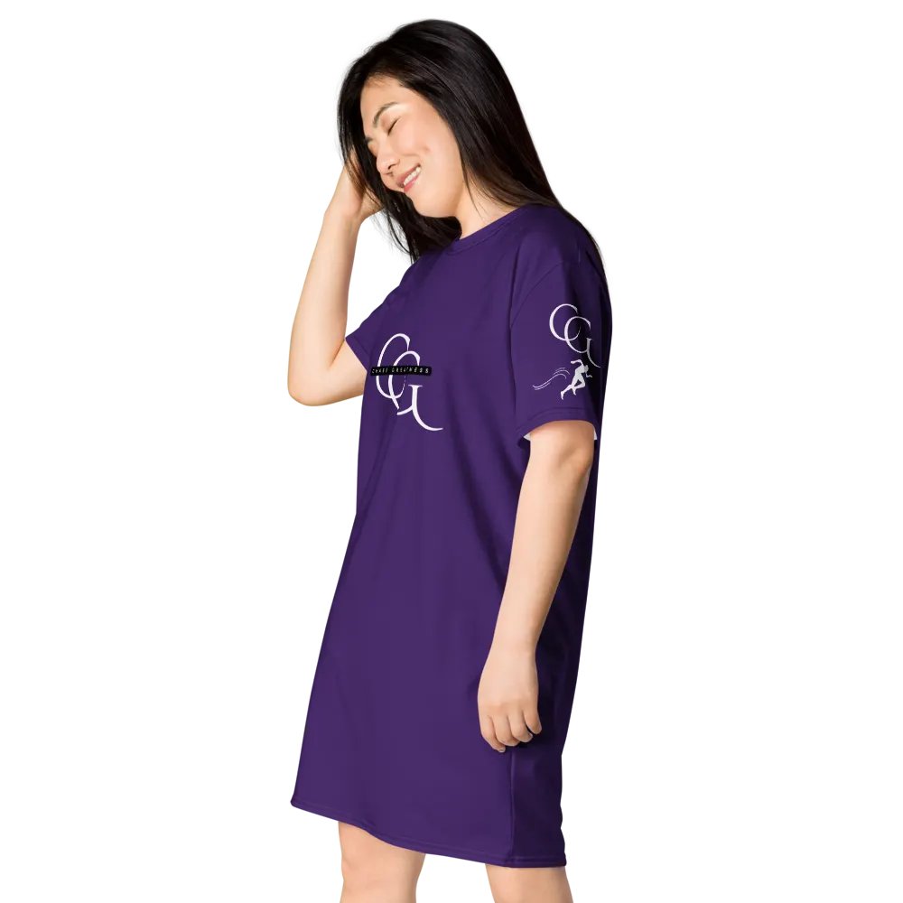 CG Purple T- Shirt Dress product image (3)