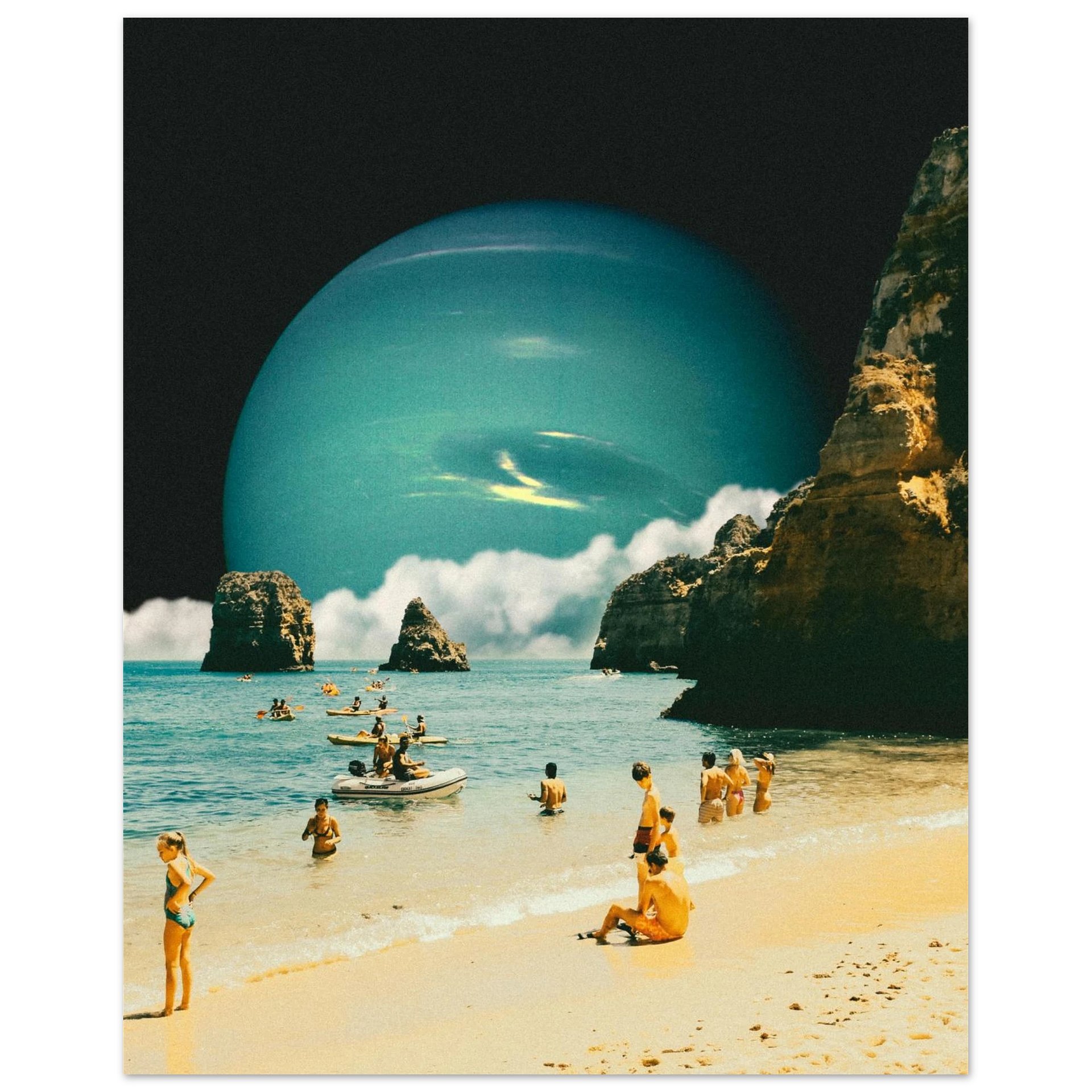Space Beach Wall Art product image (1)