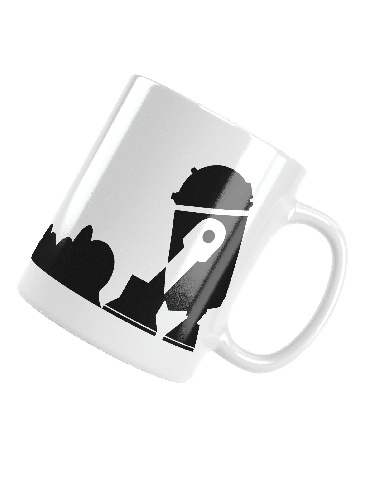 Droid Racing Logo Mug in White product image (13)