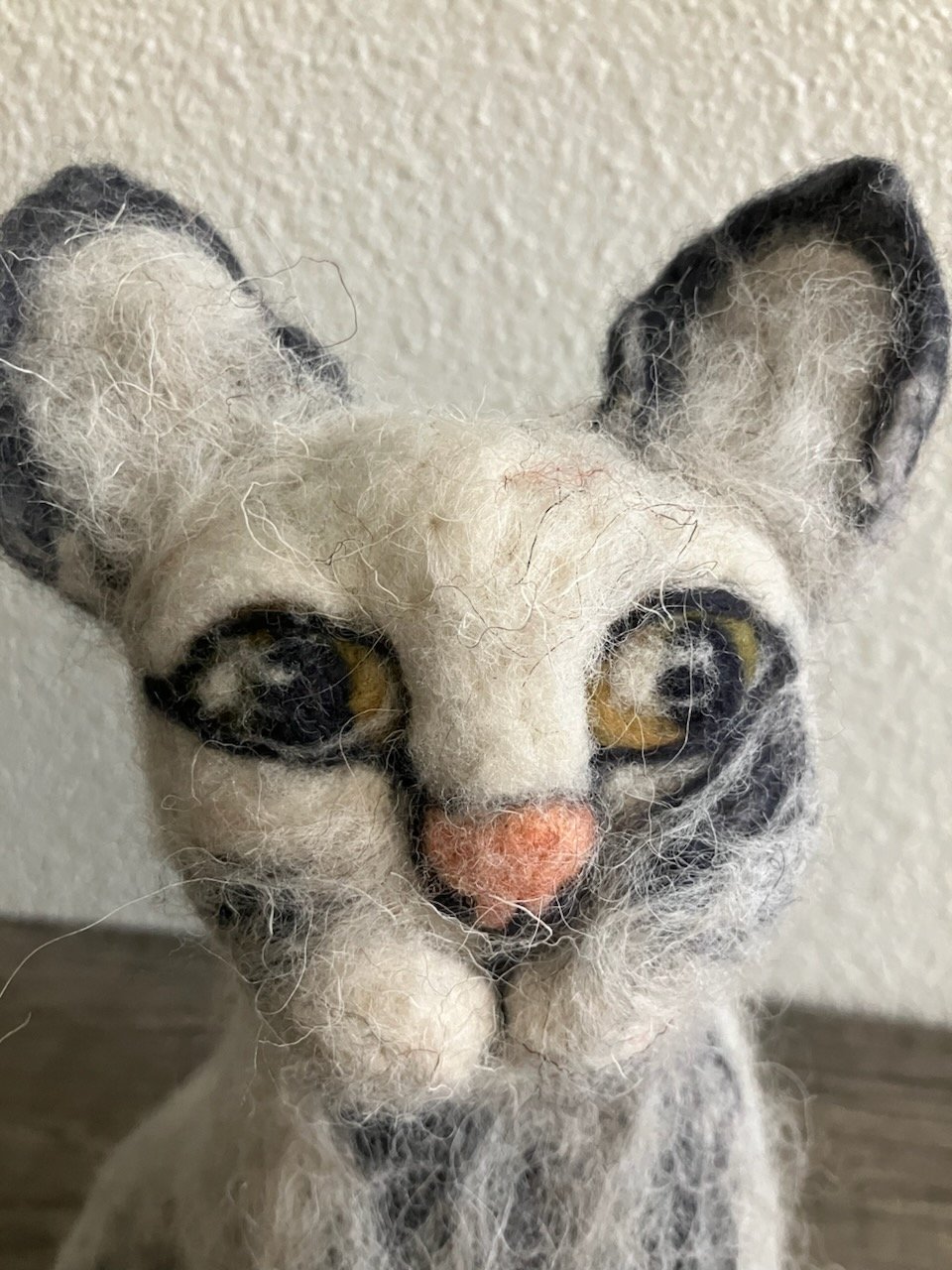 Needle Felted - The "Peaches & Cream" Artist Cat product image (4)