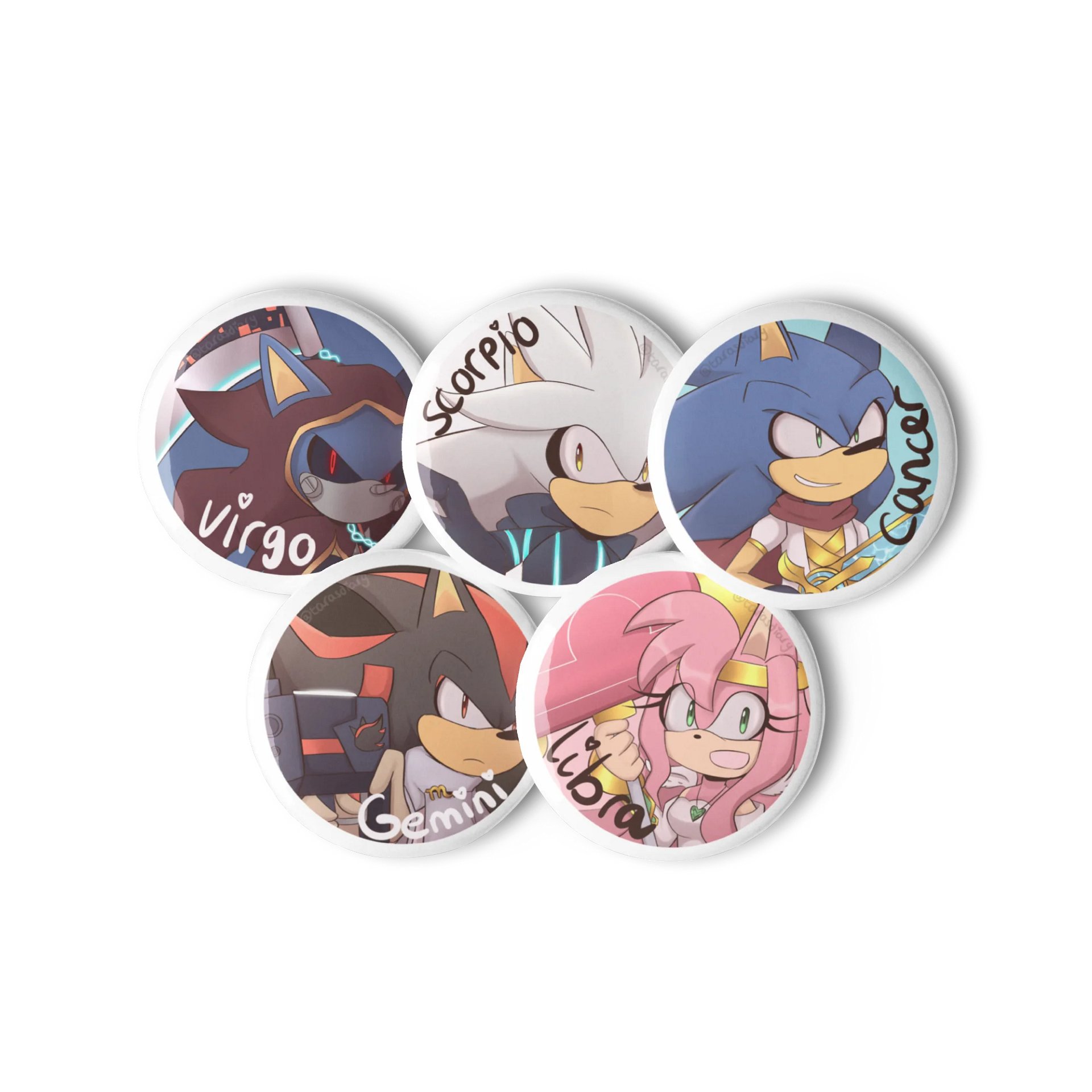 Fantasy - Zodiac Buttons (Set of 5) product image (1)