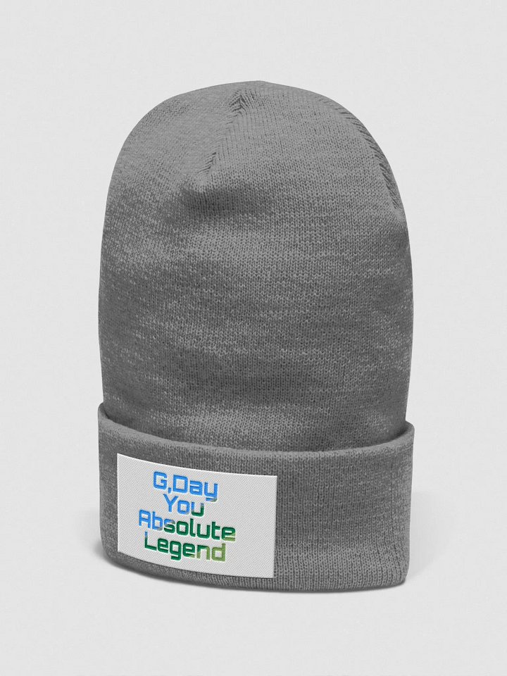 G'Day You Legend Beanie - Grey product image (2)