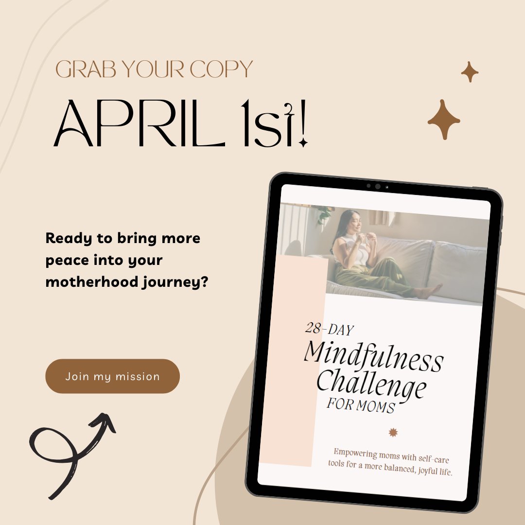 28-Day Mindfulness Challenge for Busy Moms eBook product image (1)
