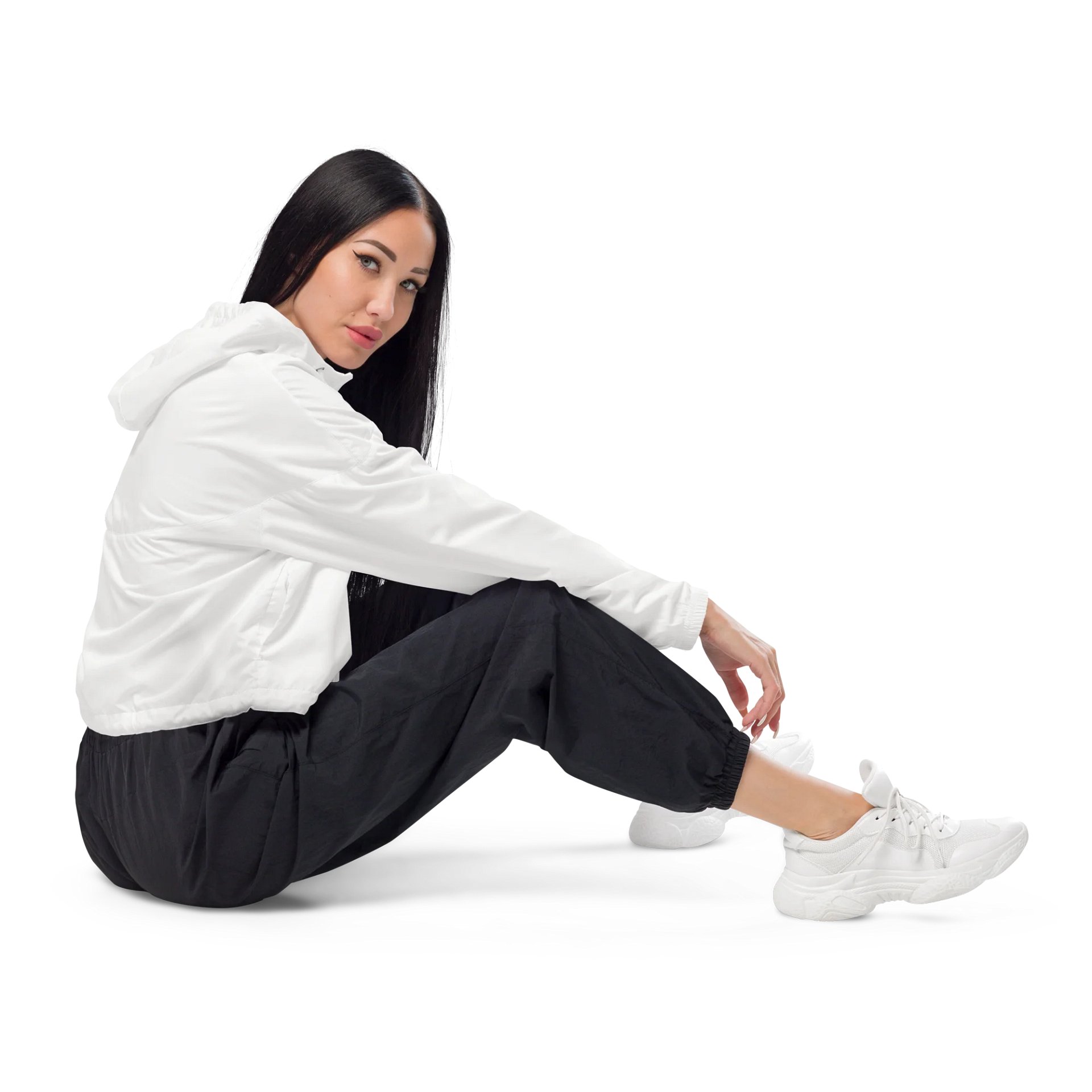 Women's Cropped Windbreaker WCFB0117 product image (3)