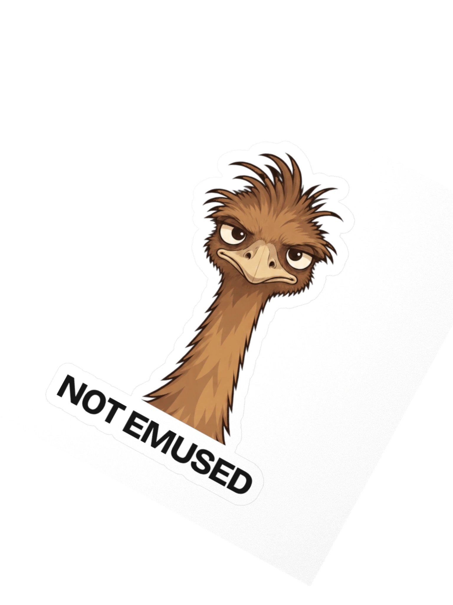 Not Emused Sticker product image (2)