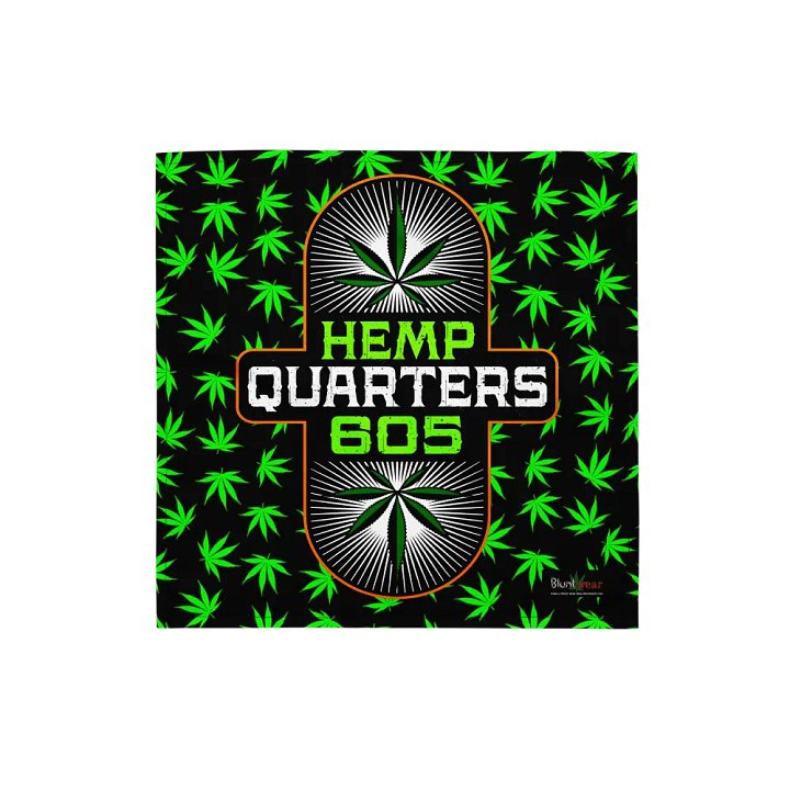 HempQuarters Green Bandana product image (1)