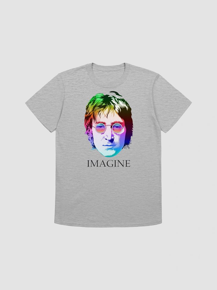 John Lennon Imagine T-Shirt | Colorful Portrait Art Graphic Tee | Iconic Music Legend Shirt product image (1)