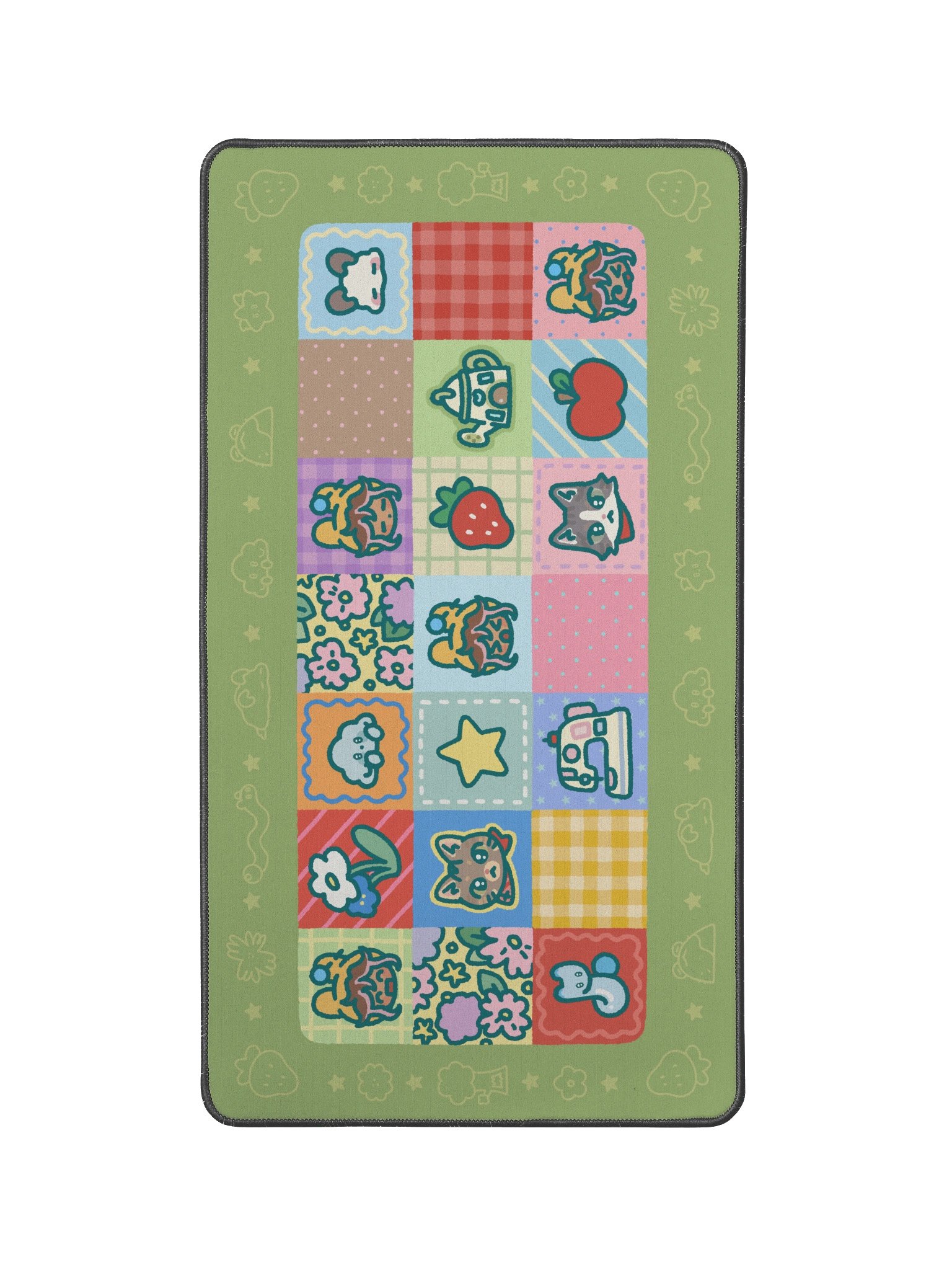 'The Dirt' Quilt Desk Mat (12" x 22") product image (1)