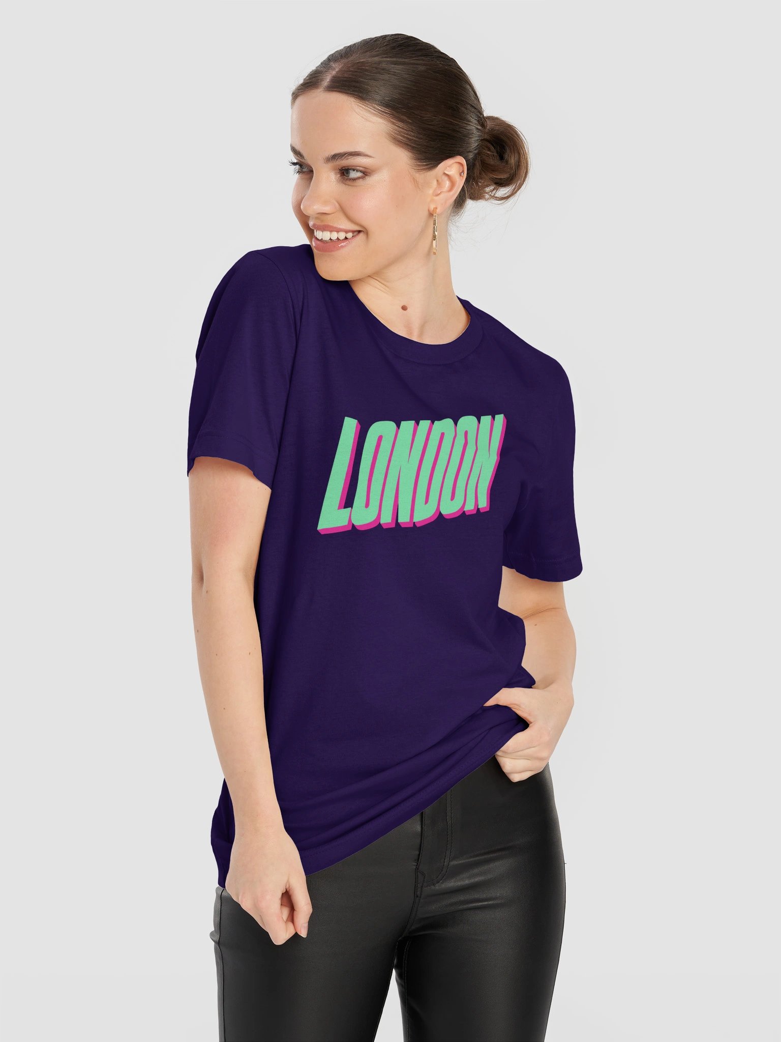 London Neon 3D Graphic Tee product image (11)