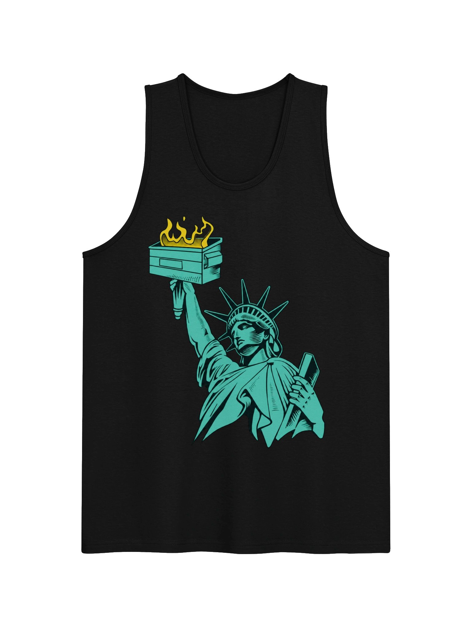 Liberty on Fire Protest Tank product image (1)