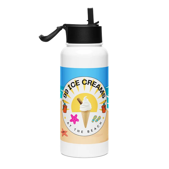 99 Ice Creams At The Beach Water Bottle product image (2)