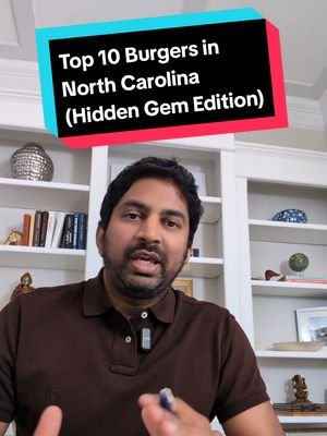 Top 10 Burgers in North Carolina (Hidden Gem Edition) #northcarolina #burger #foodtok #ncrealestate #bestburger 