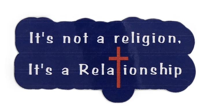 It's Not a Religion Premium Sticker product image (1)