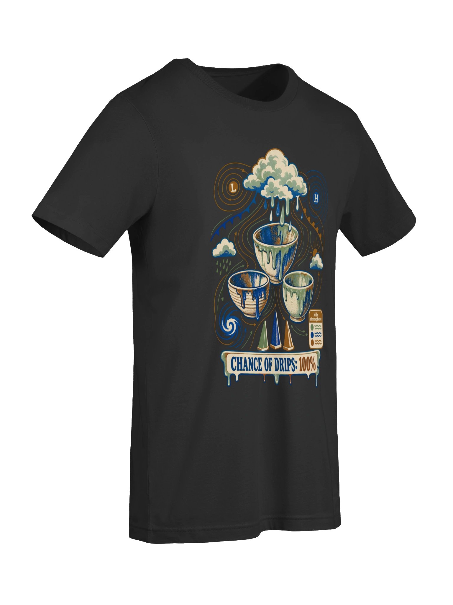Glaze Forecast Pottery & Ceramics T-Shirt product image (21)