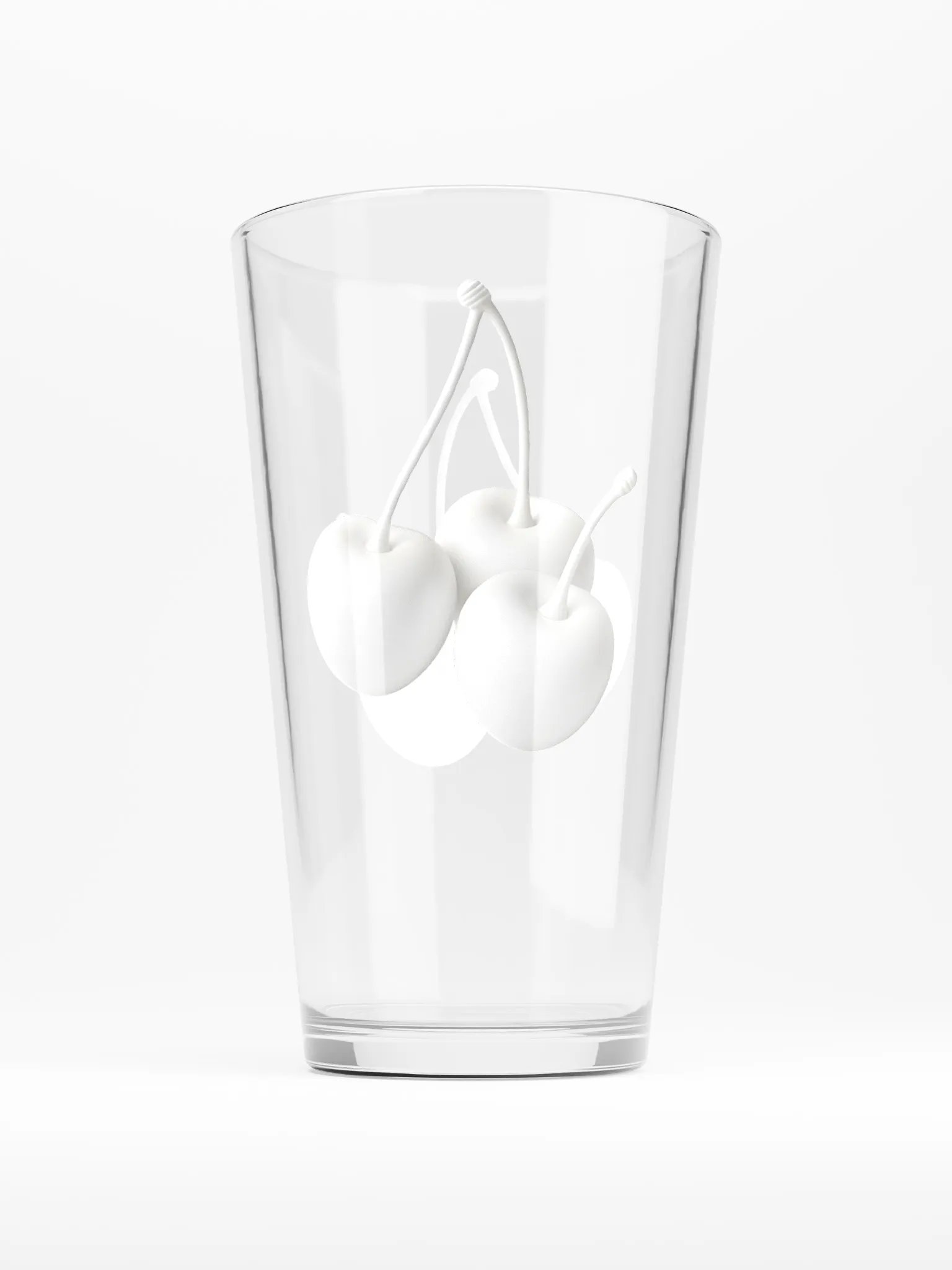 White Cherry Pint Glass product image (1)